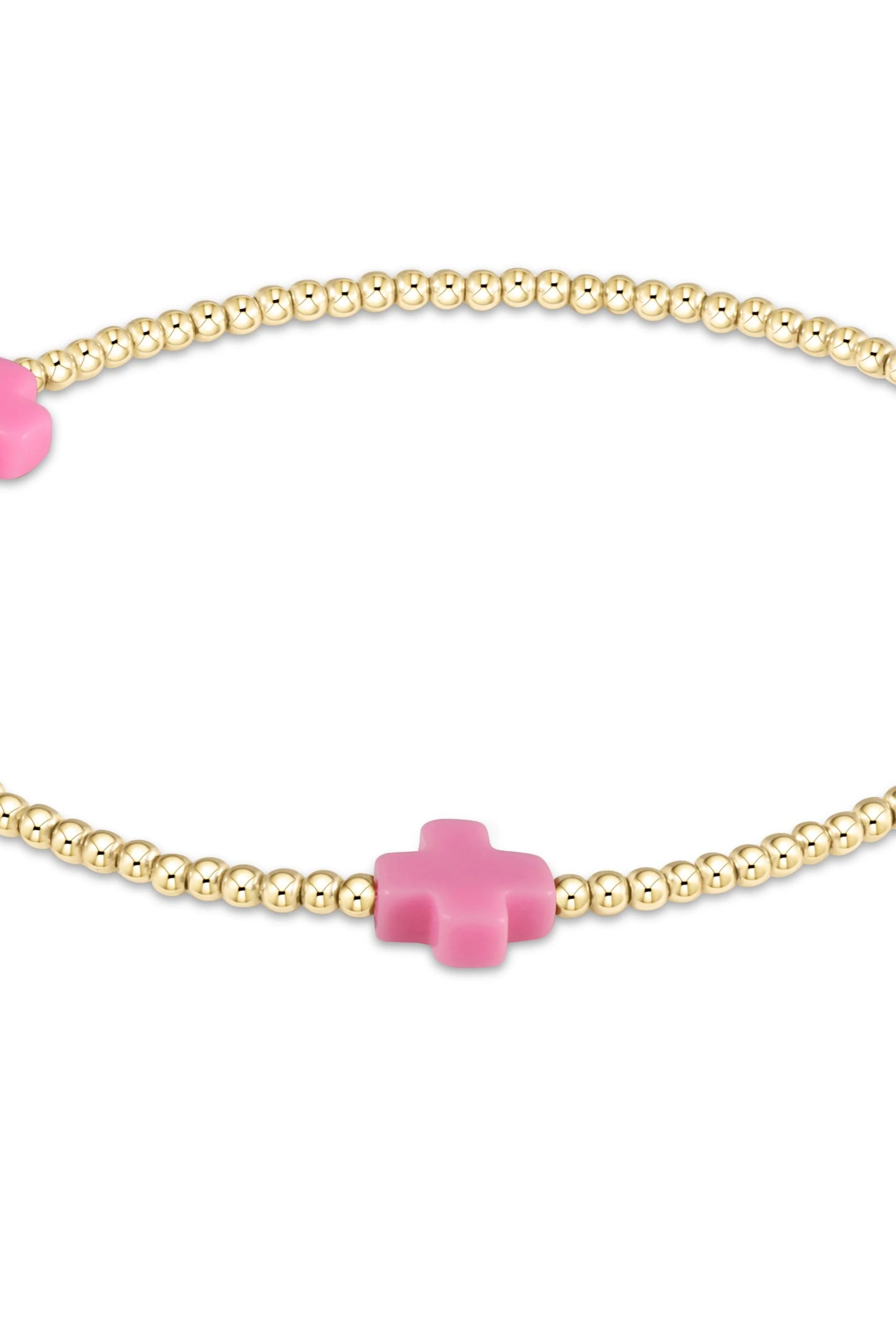 Enewton 2mm Signature Cross Gold Bracelet - Be You Boutique