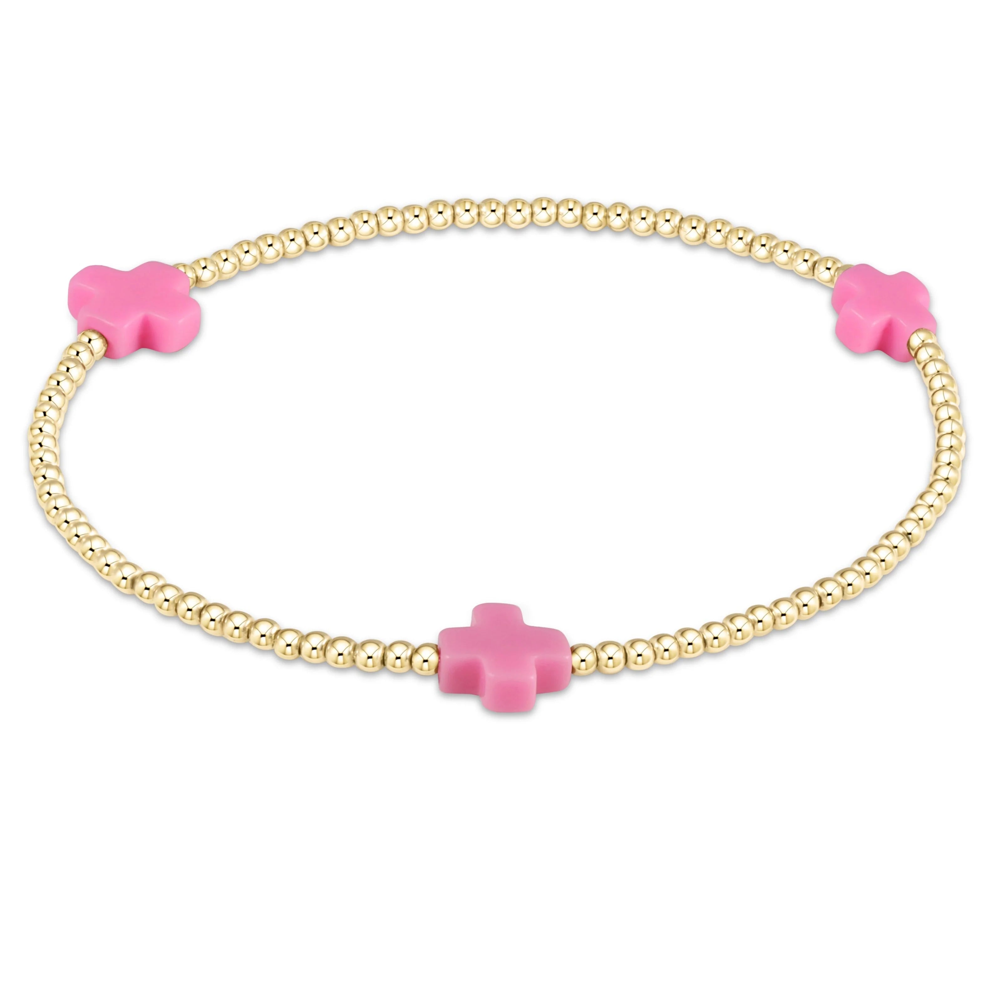 Enewton 2mm Signature Cross Gold Bracelet - Be You Boutique