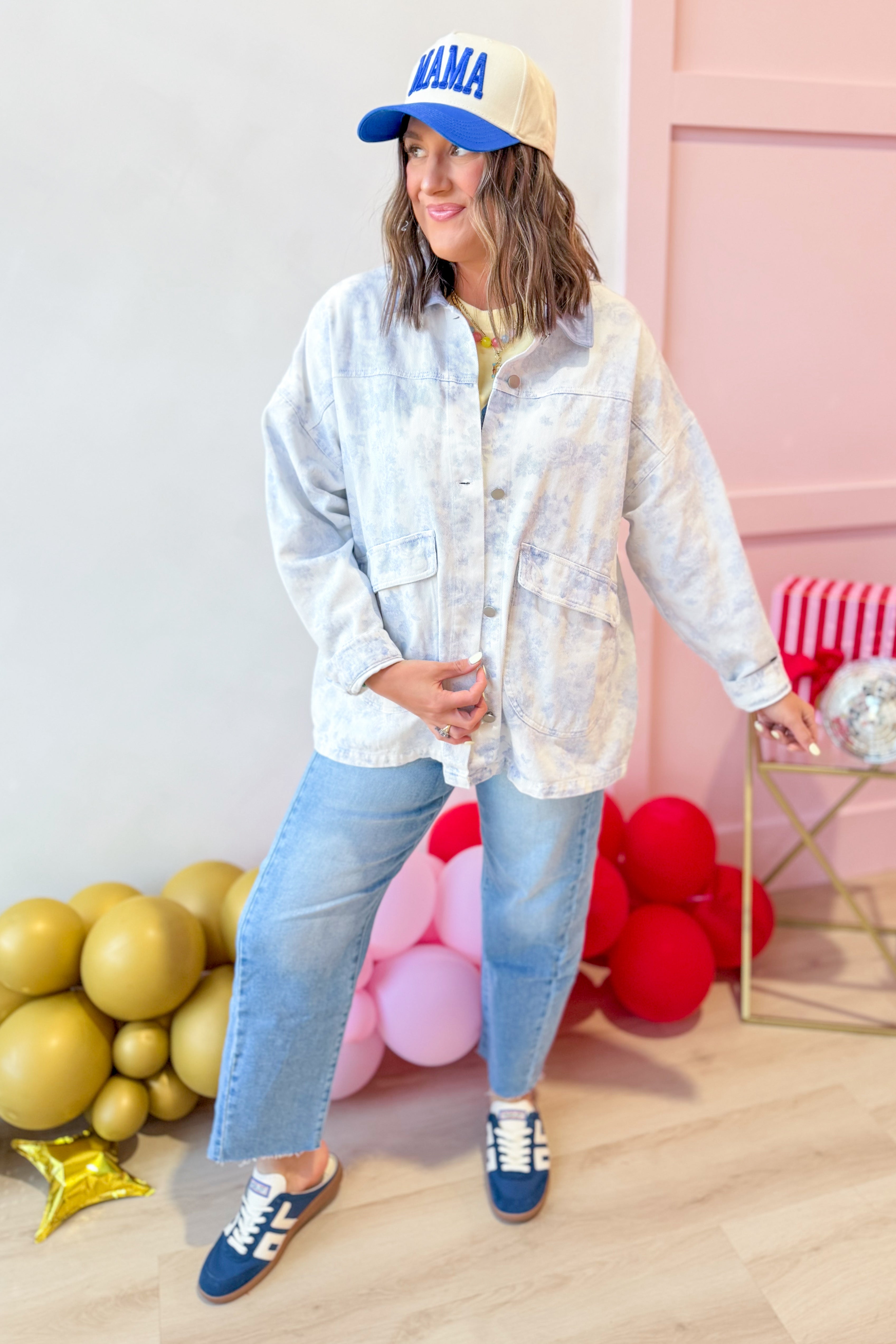 Rebecca Floral Printed Twill Jacket - Be You Boutique