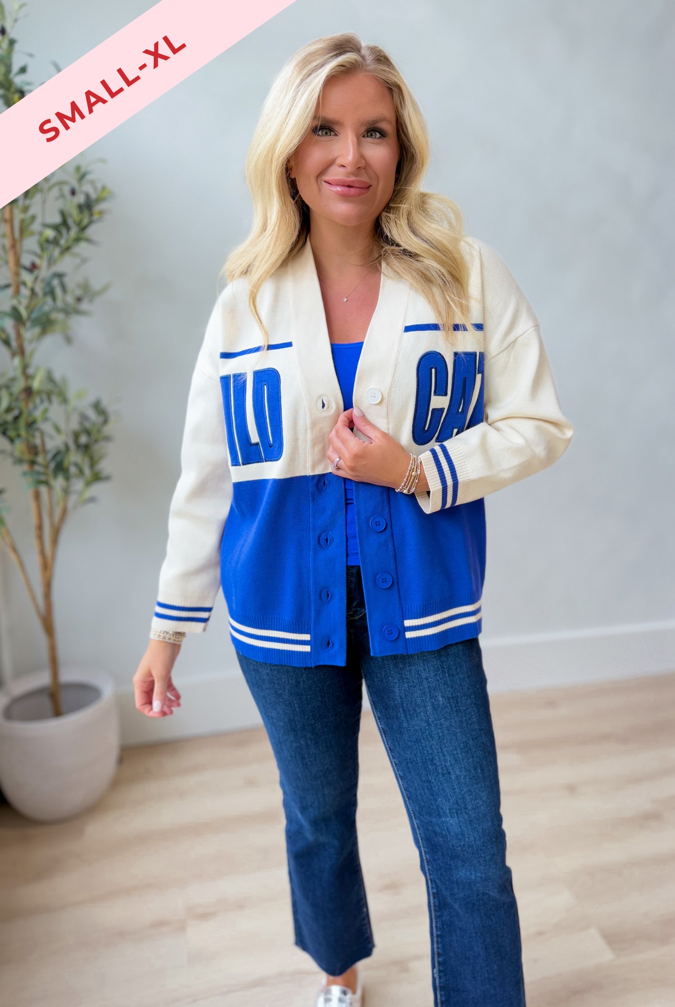 GameDay Social Carly Kentucky Game Day Cardigan - Be You Boutique