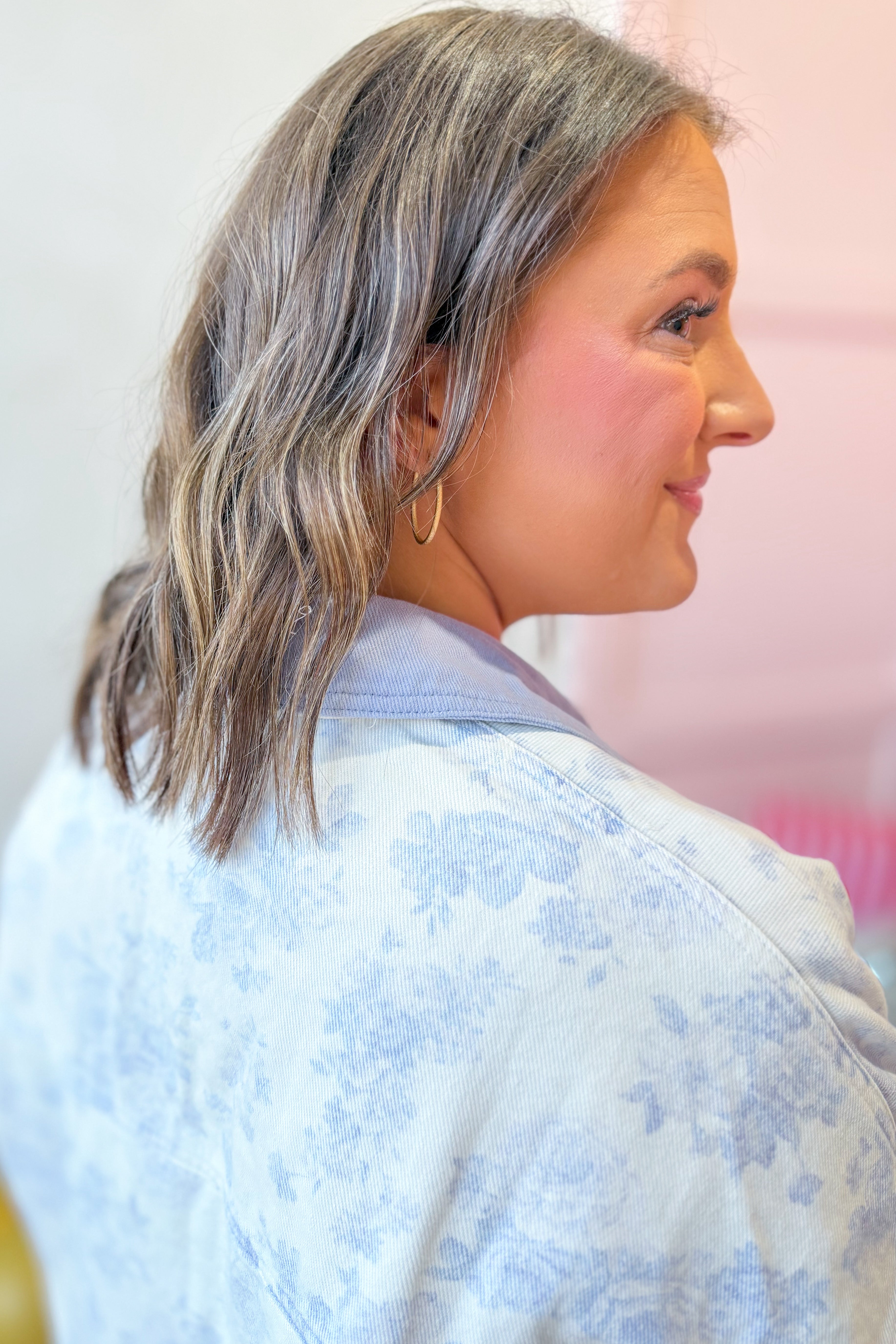 Rebecca Floral Printed Twill Jacket - Be You Boutique