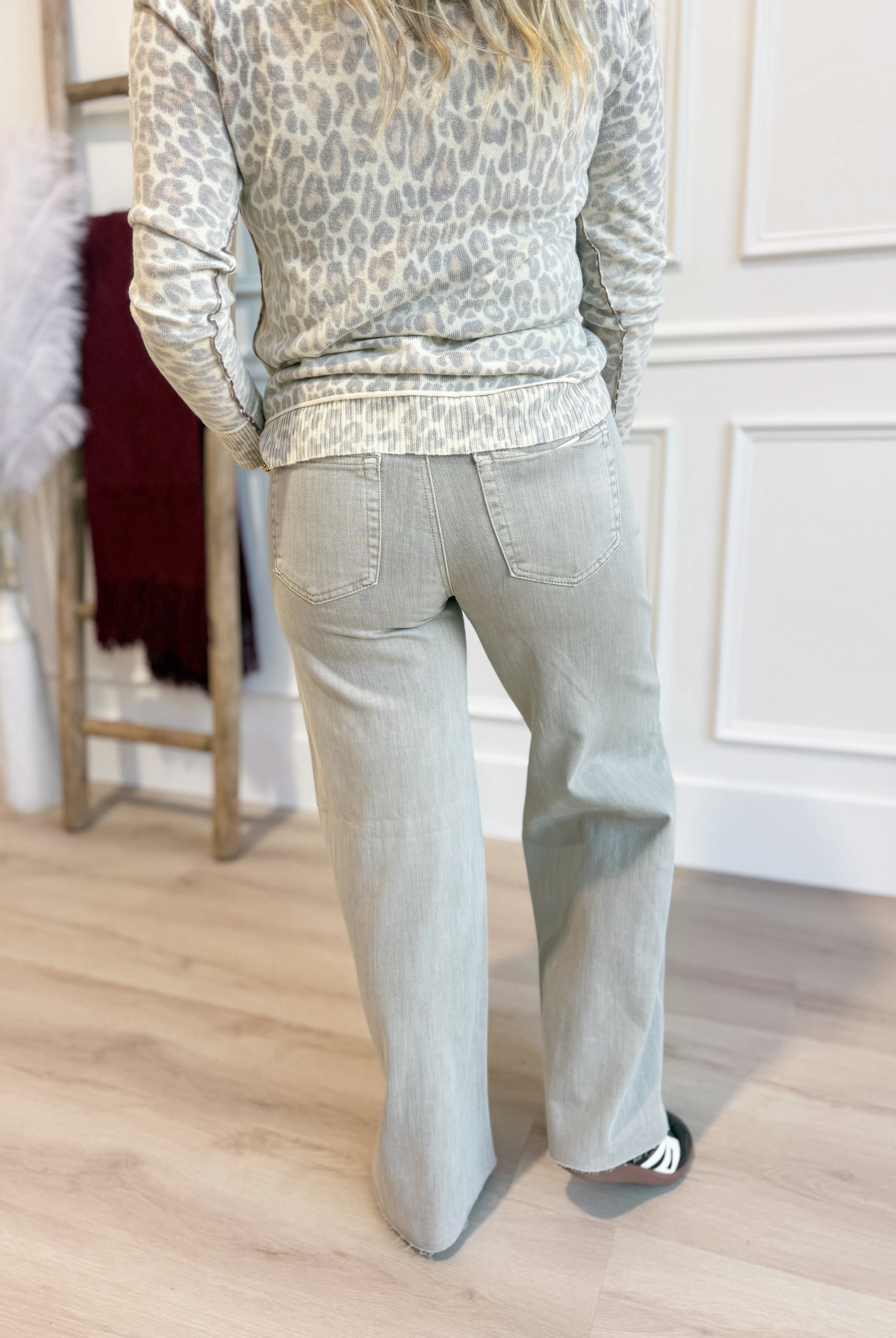 Risen Braxton High Rise Lurex Palazzo Pant - Be You Boutique