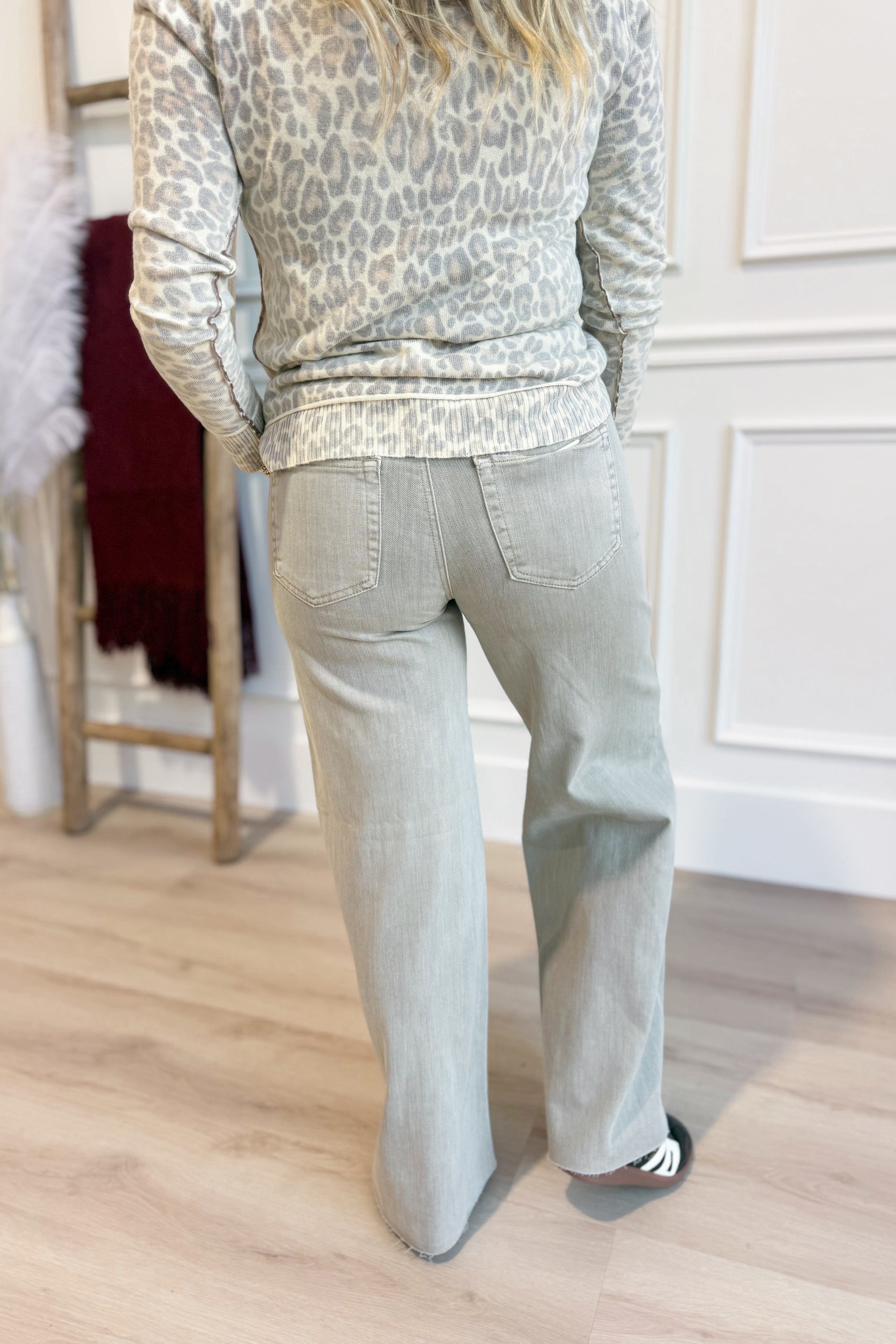 Risen Braxton High Rise Lurex Palazzo Pant - Be You Boutique