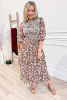 Carson Bubble Sleeve Floral Dress - Be You Boutique