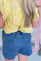 Nikki Buckle Strap Denim Skort - Be You Boutique
