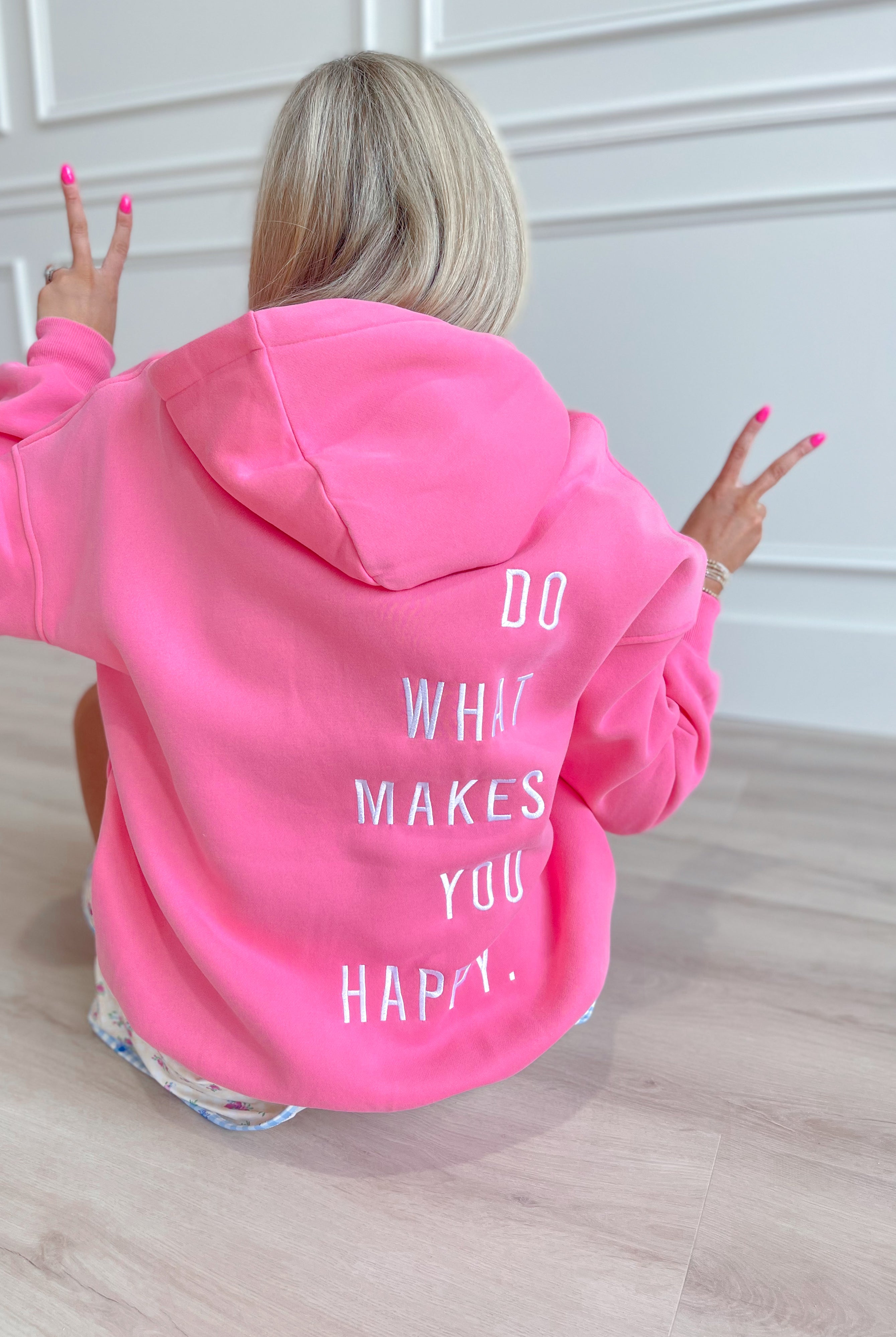 Do What Makes You Happy Hooded Sweatshirt - Be You Boutique