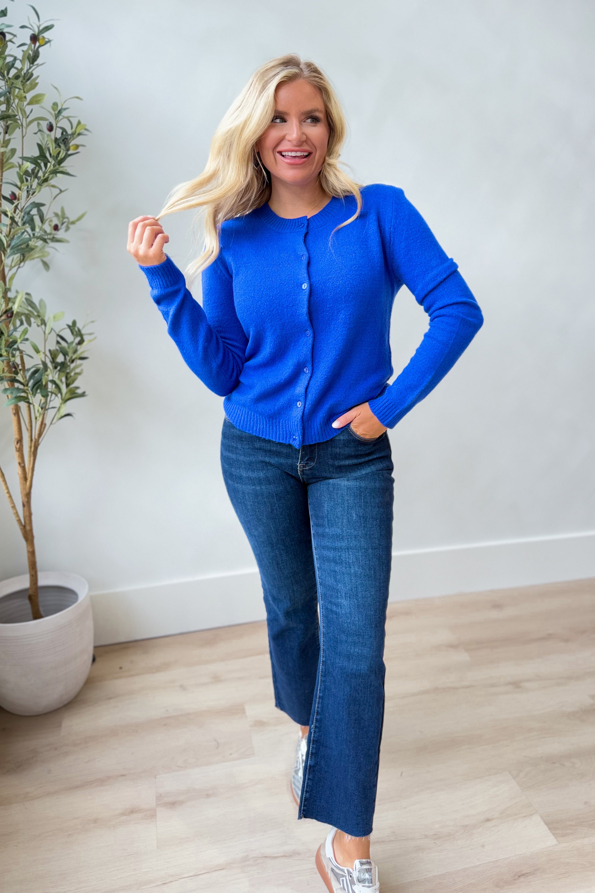 Francine Button Down Sweater Cardigan - Be You Boutique