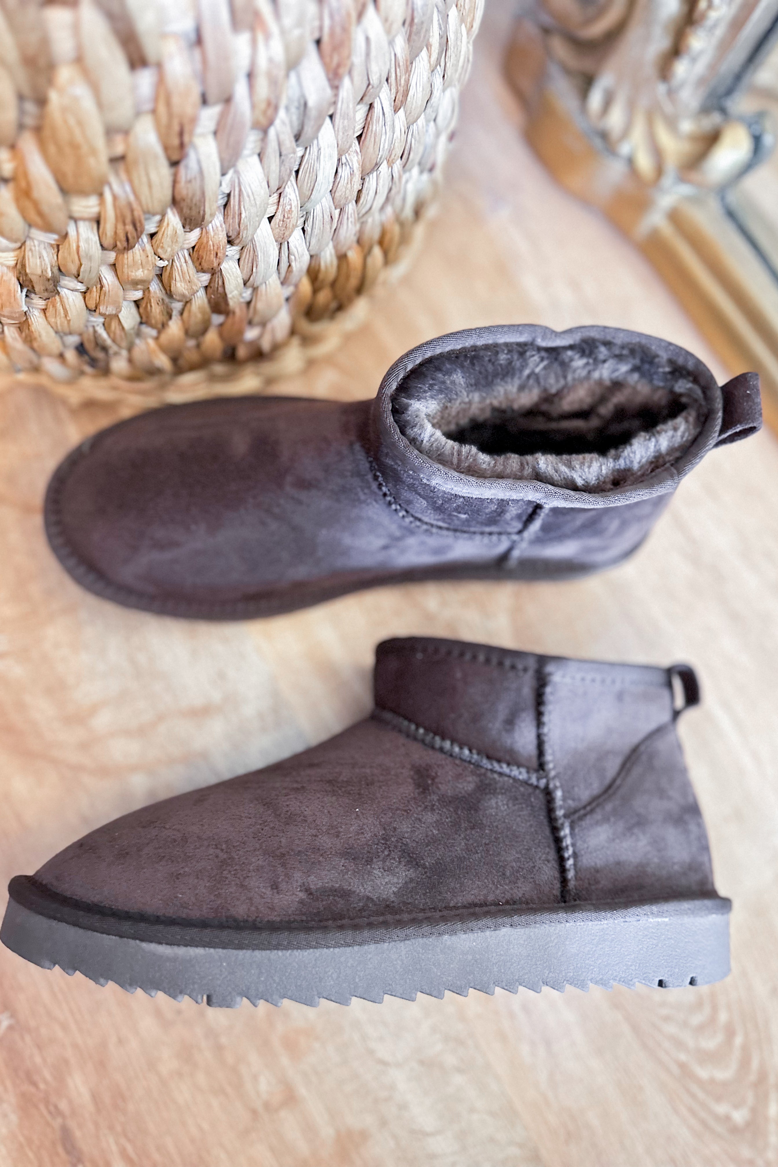 Soda Mutual Sherpa Lined Ankle Bootie - Be You Boutique