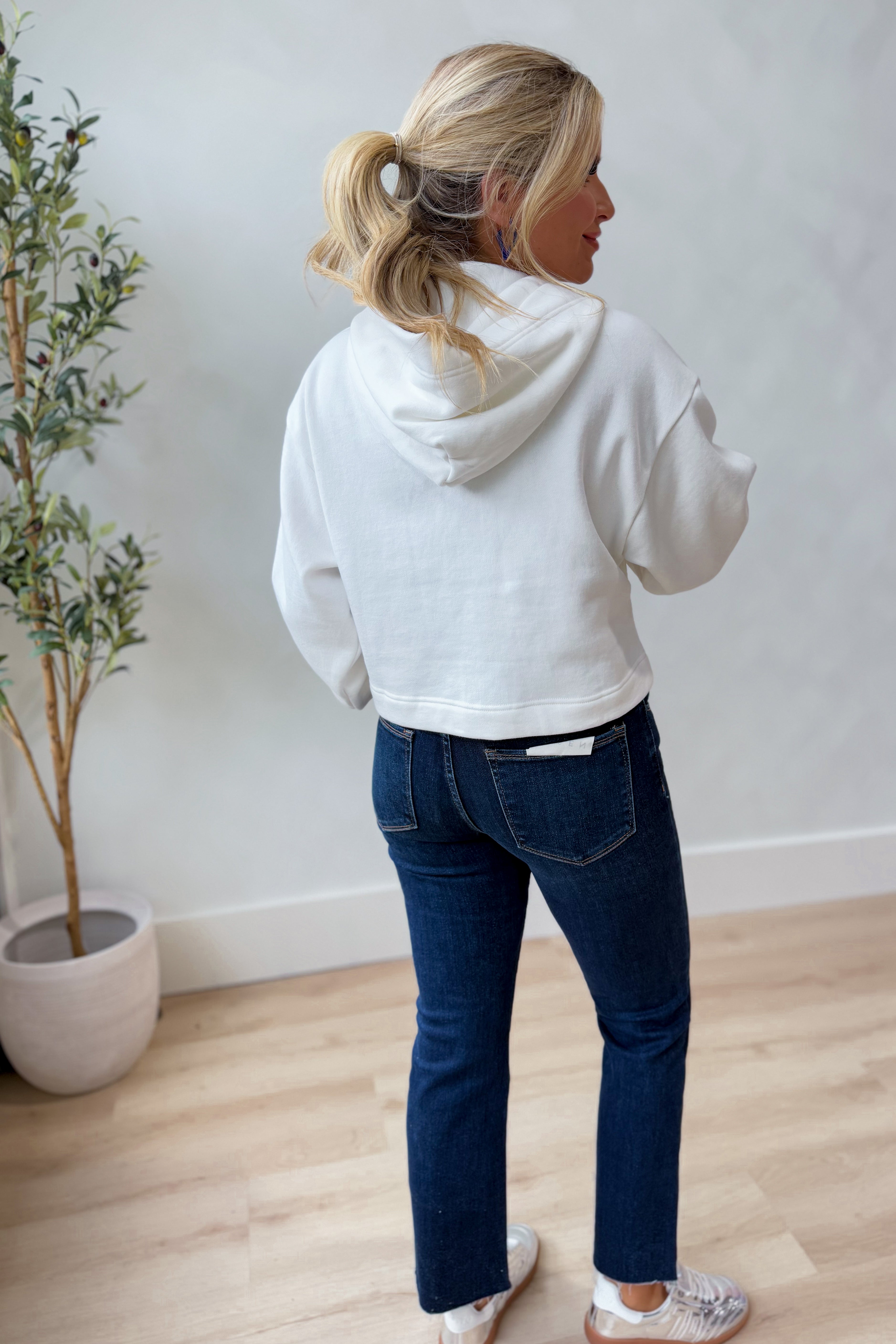 GameDay Social Kentucky Layer Patch Luxe Cropped Hoodie Sweatshirt - Be You Boutique