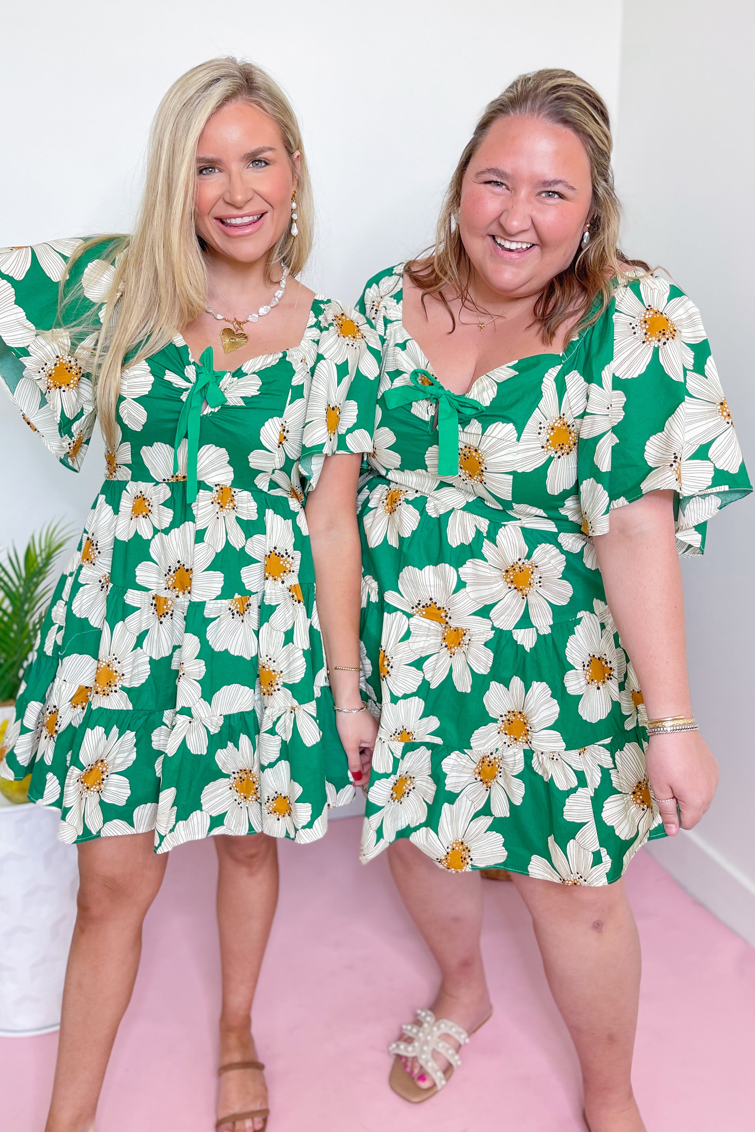 Ella Daisy Print Dress - Be You Boutique