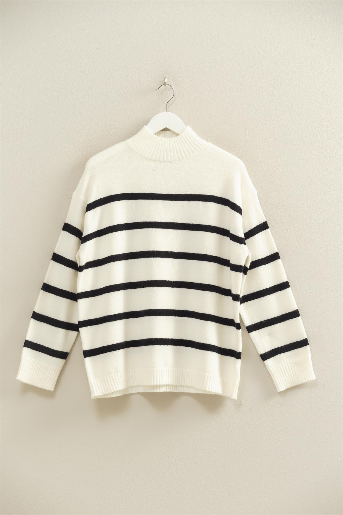 Candice Striped Sweater - Be You Boutique