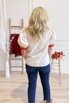 Tracey Solid Bubble Sleeve Top - Be You Boutique