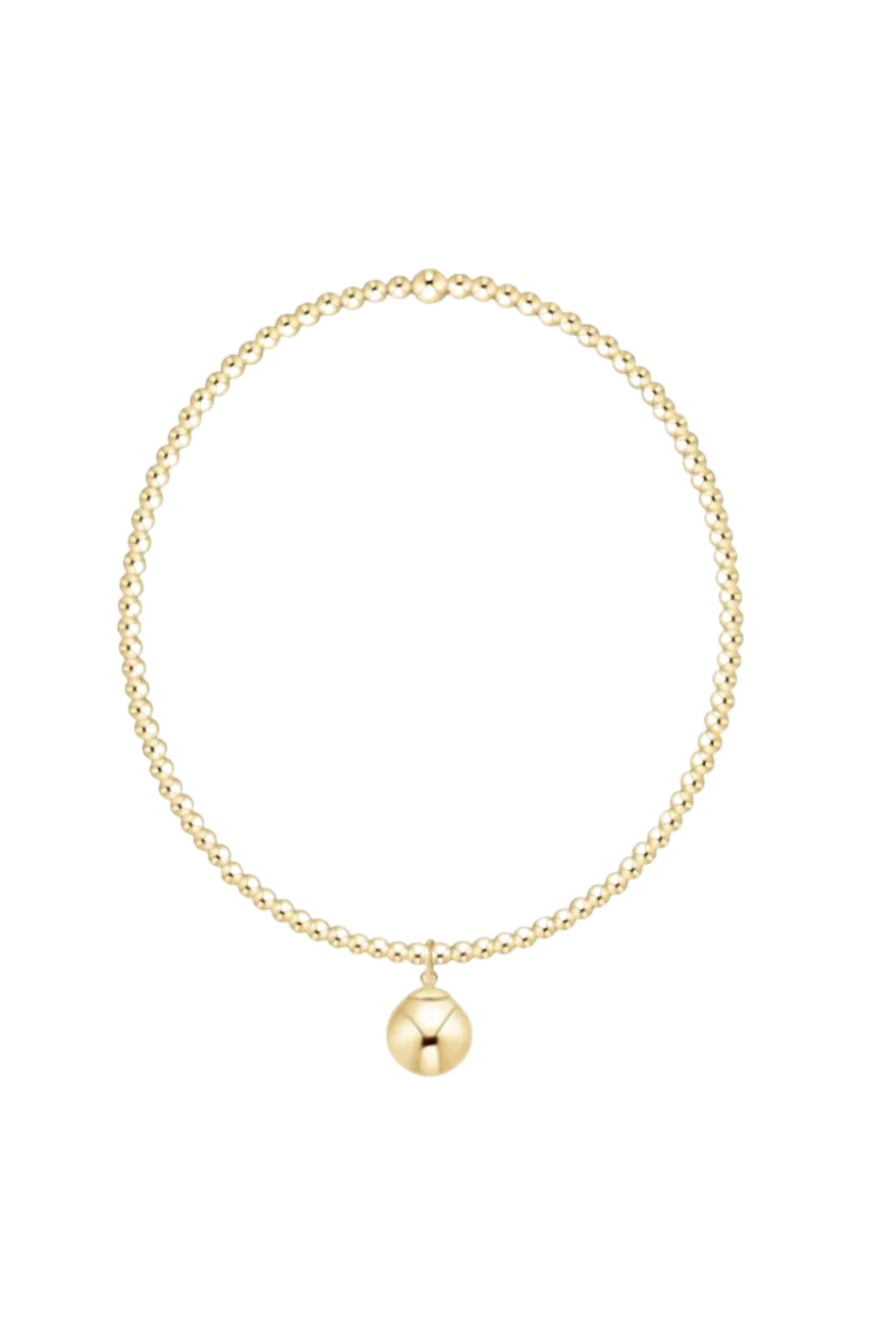 Enewton Classic 2mm Gold 8mm Gold Charm Bracelet - Be You Boutique