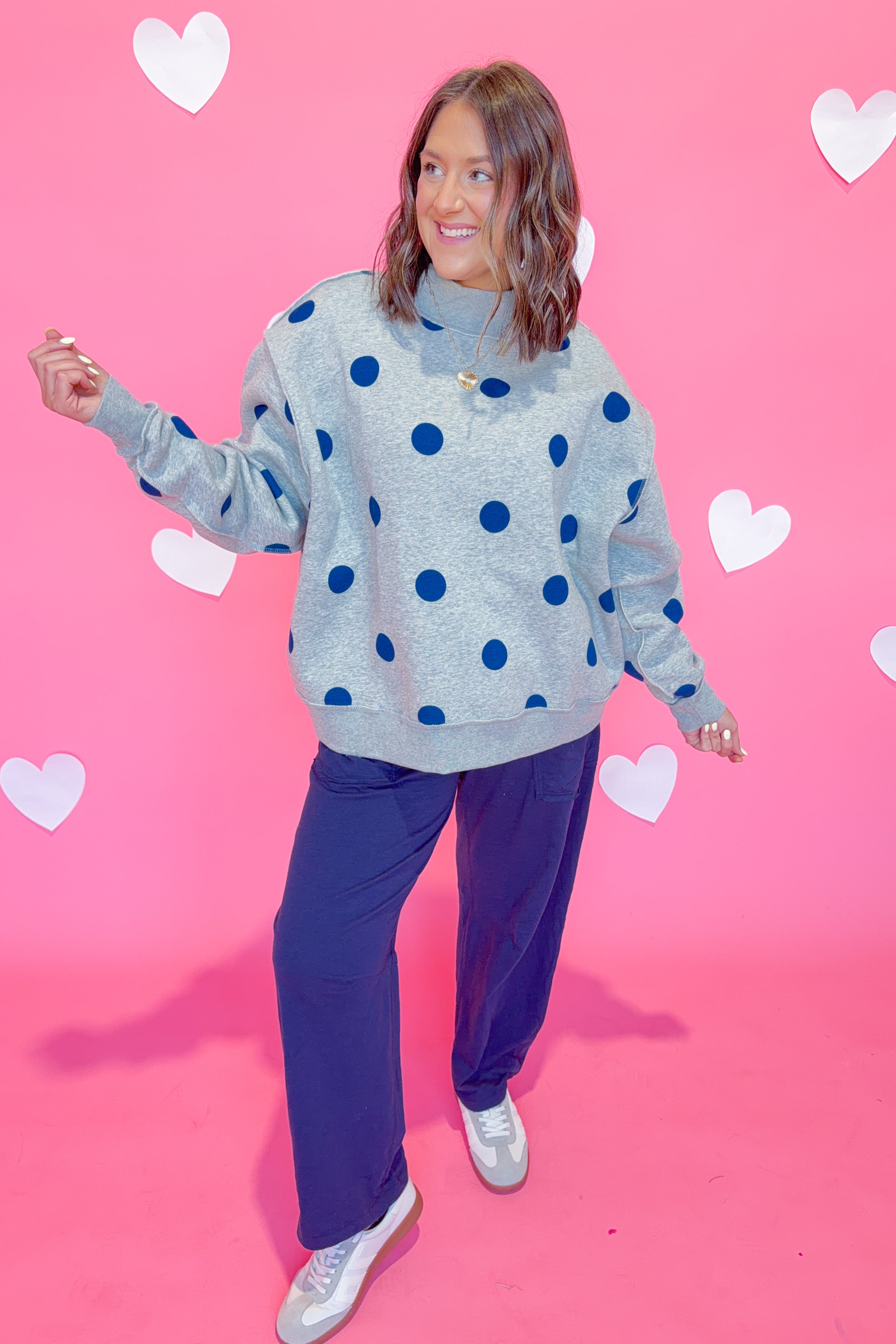 WRSHP Reversible Mock Neck Sweatshirt - Be You Boutique