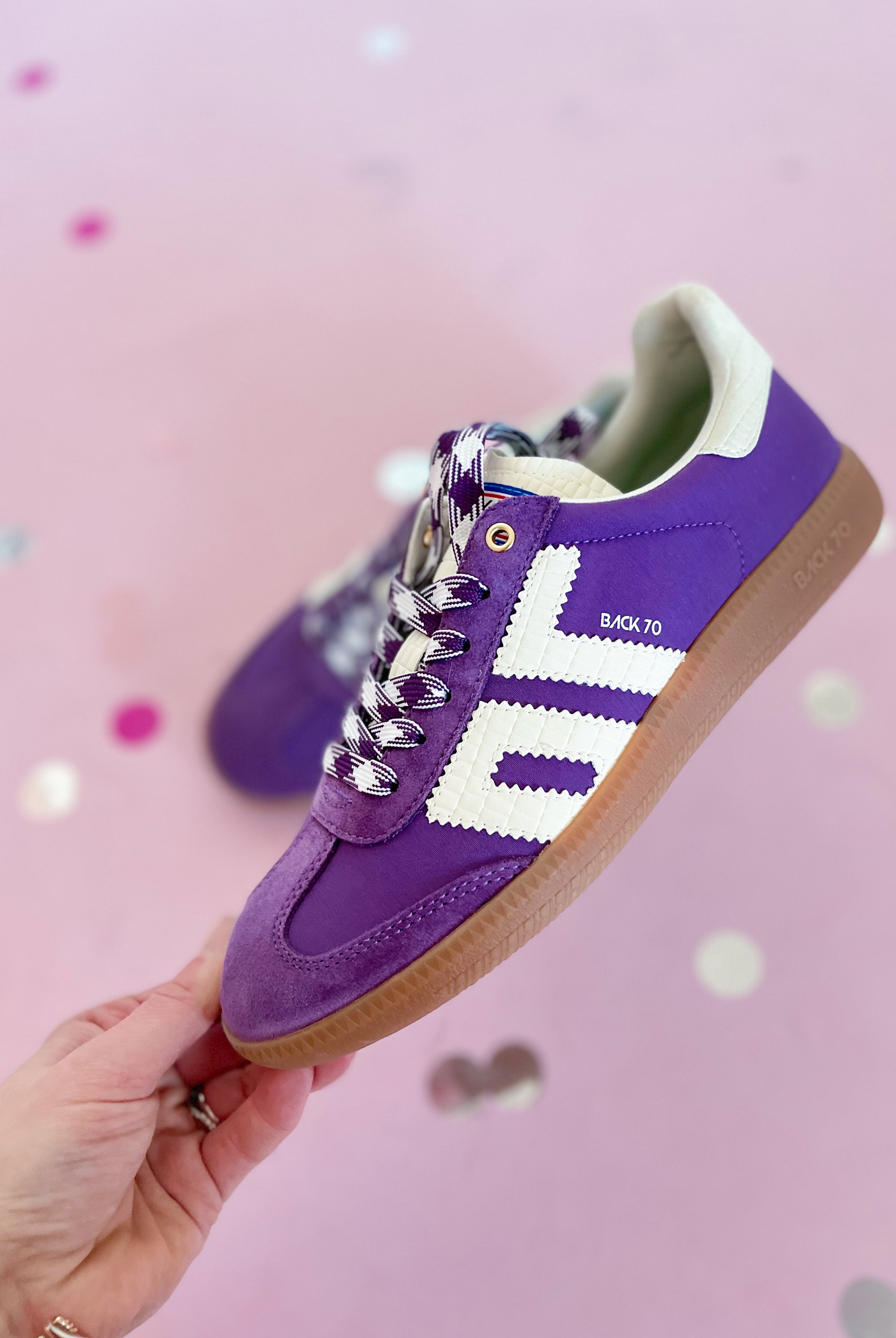 BACK70 Ghost Sneaker in Purple Milk - Be You Boutique