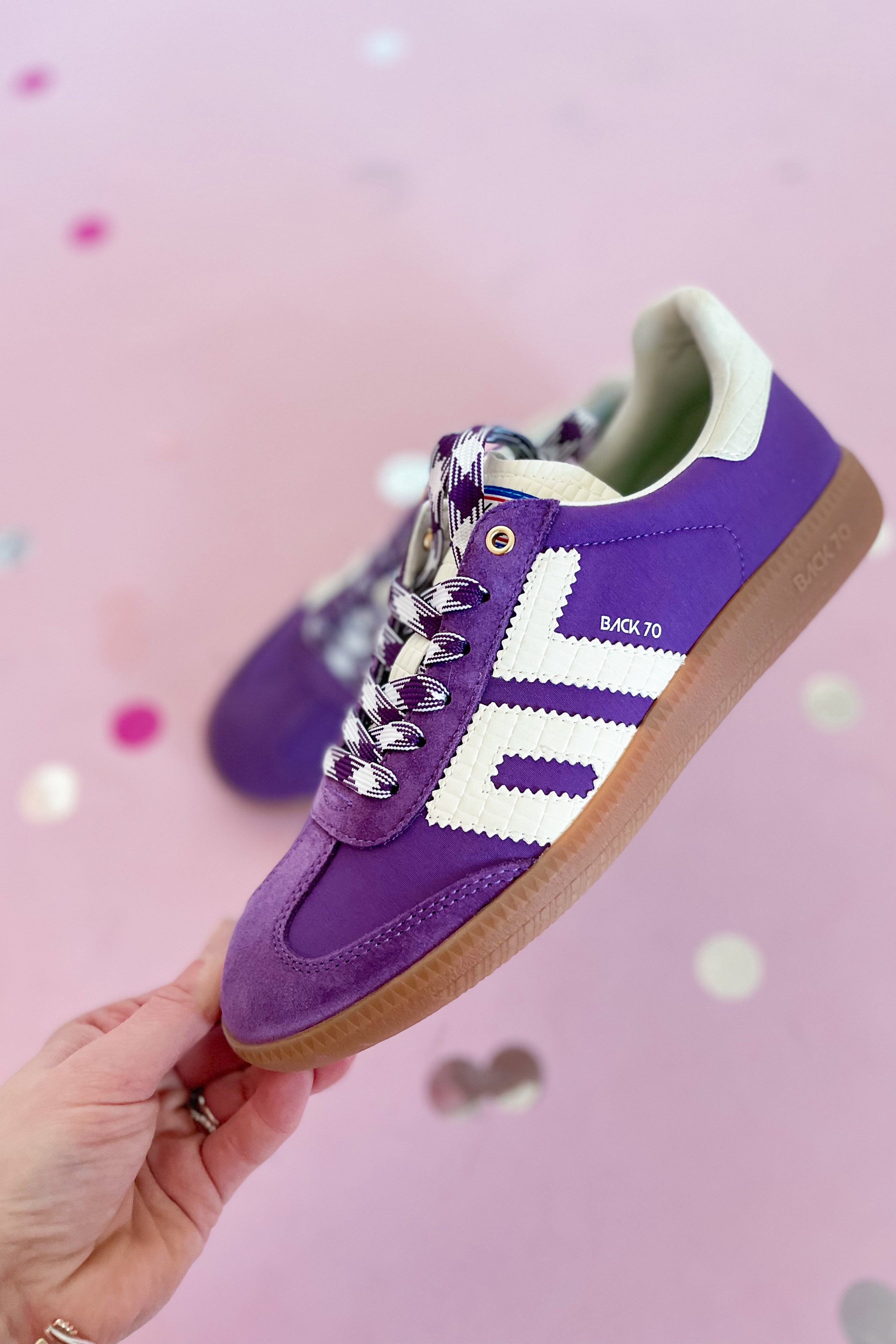 BACK70 Ghost Sneaker in Purple Milk - Be You Boutique