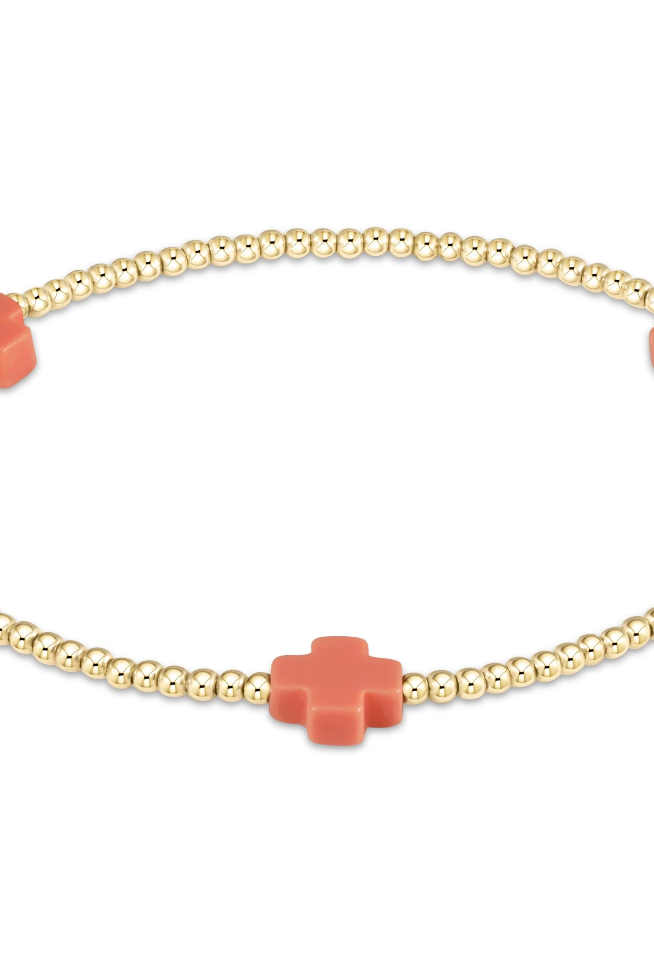 Enewton 2mm Signature Cross Gold Bracelet - Be You Boutique