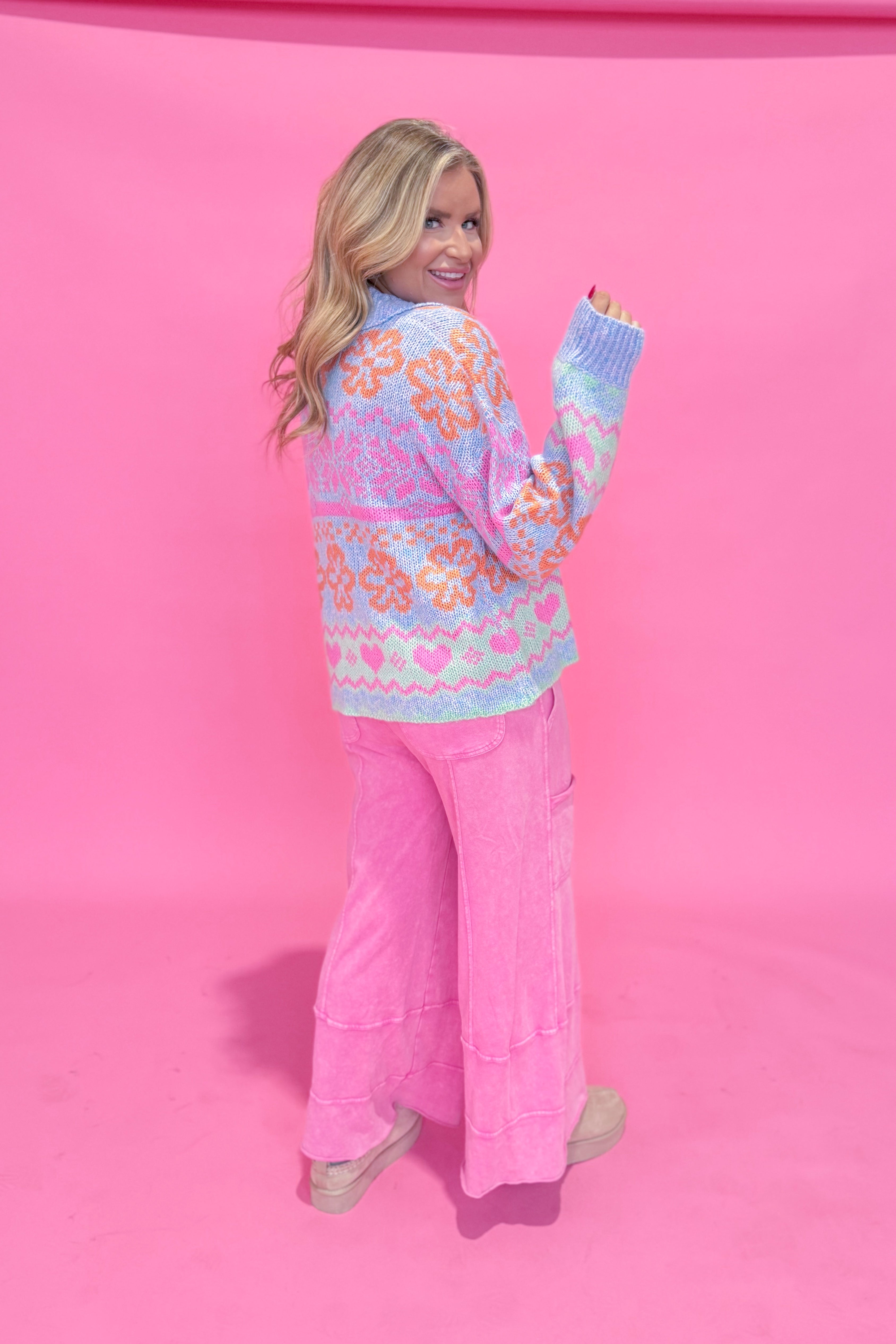 Linda Winter Button Down Sweater - Be You Boutique