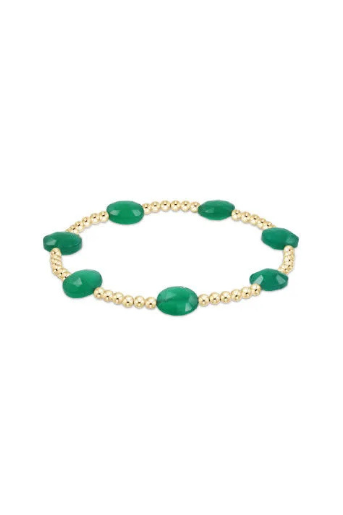 Enewton 3mm Green Onyx Admire Gold - Be You Boutique