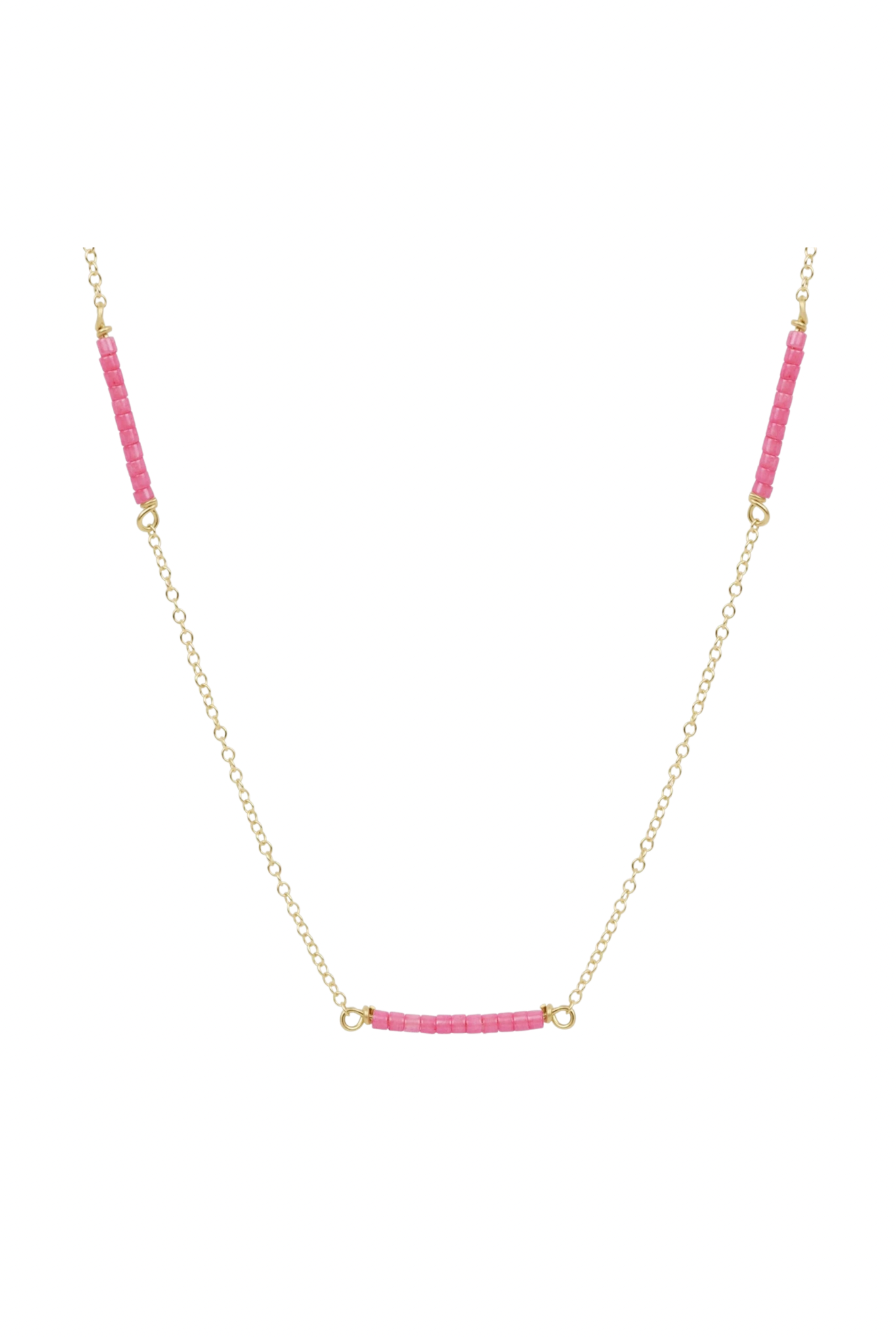Enewton Simplicity Bubblegum Hope Bliss Gold Necklace featuring a delicate chain with colorful bubblegum-inspired pendant.
