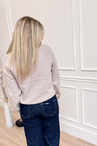 London Rhinestone Long Sleeve Pullover - Be You Boutique