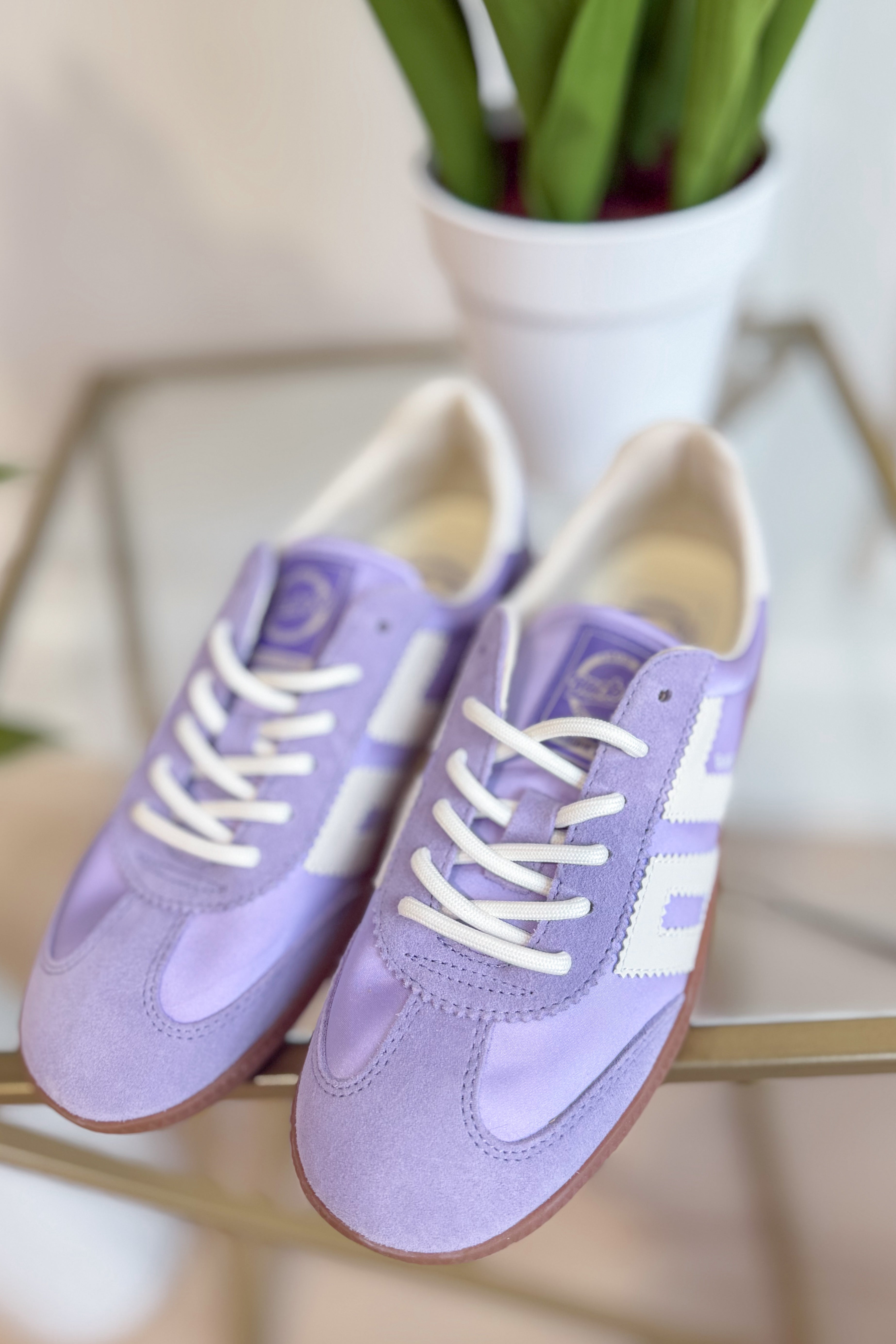 BACK70 Ghost Sneakers in Violet - Be You Boutique