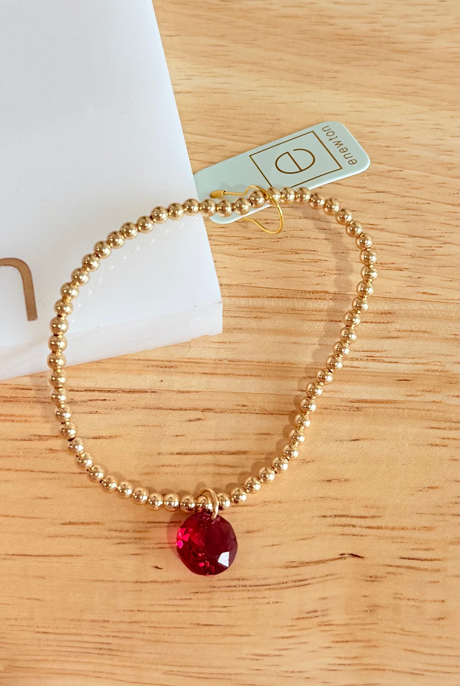 Enewton 3mm classic birthstone bracelet with colorful gemstones and silver chain, elegant jewelry for special occasions.