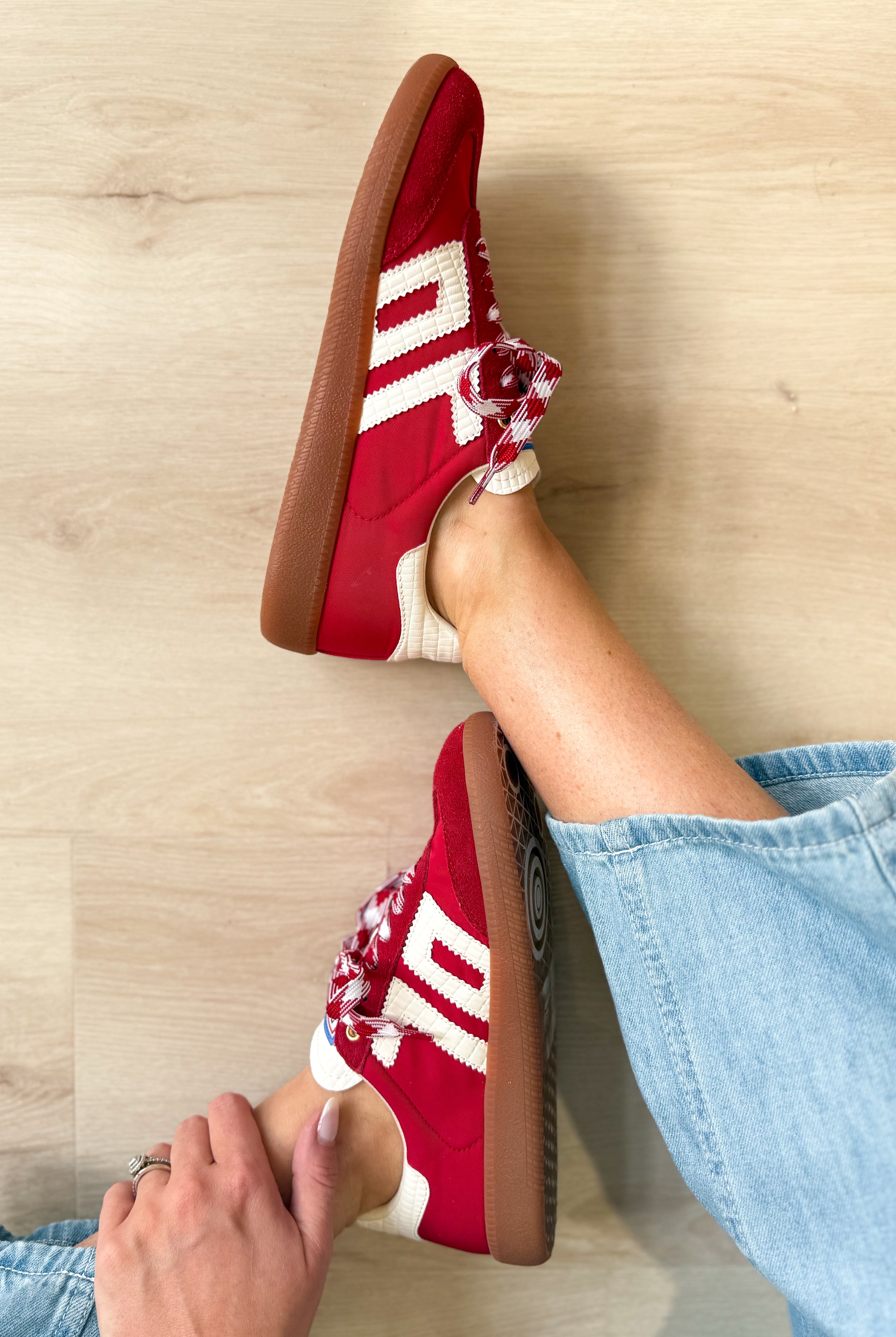 BACK70 Ghost Sneakers in Red Milk - Be You Boutique