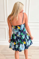 Connie Floral U Neck Line Dress - Be You Boutique