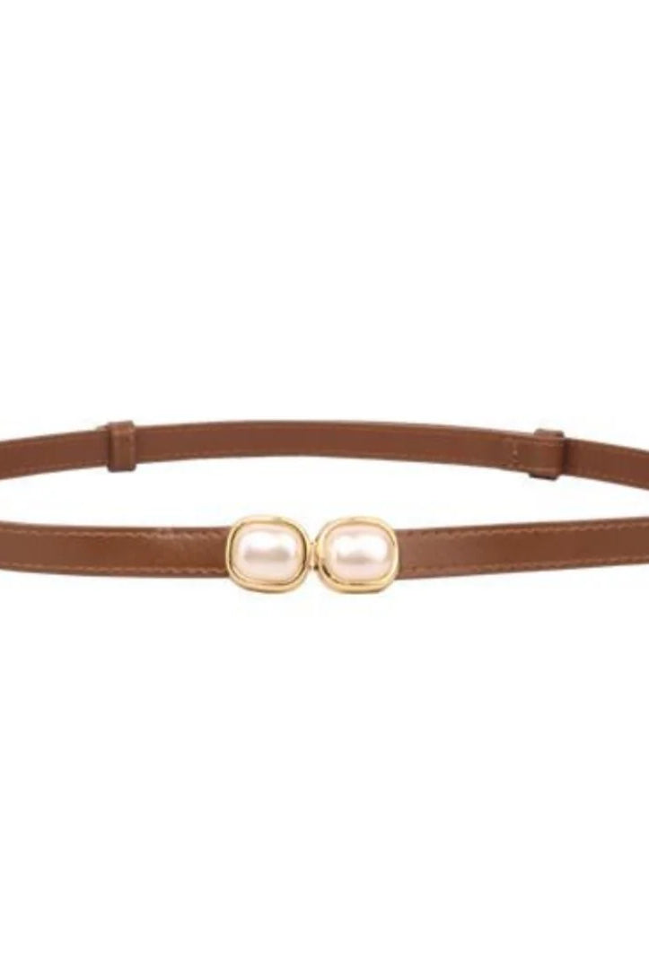 Pearl Buckle Belt (multi) - Be You Boutique