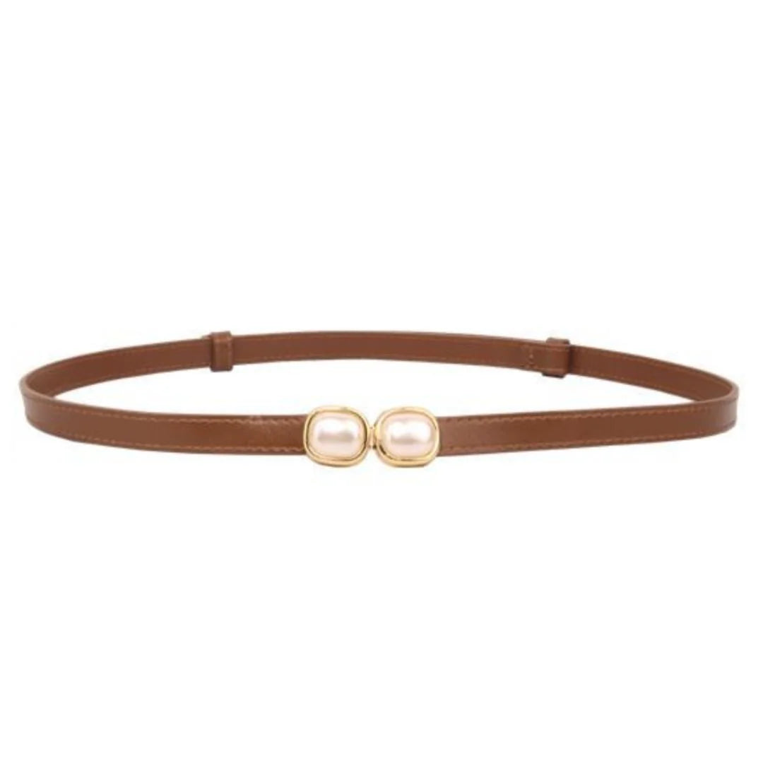 Pearl Buckle Belt (multi) - Be You Boutique