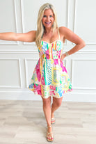 Lolli Resort Printed Sleeveless Dress - Be You Boutique