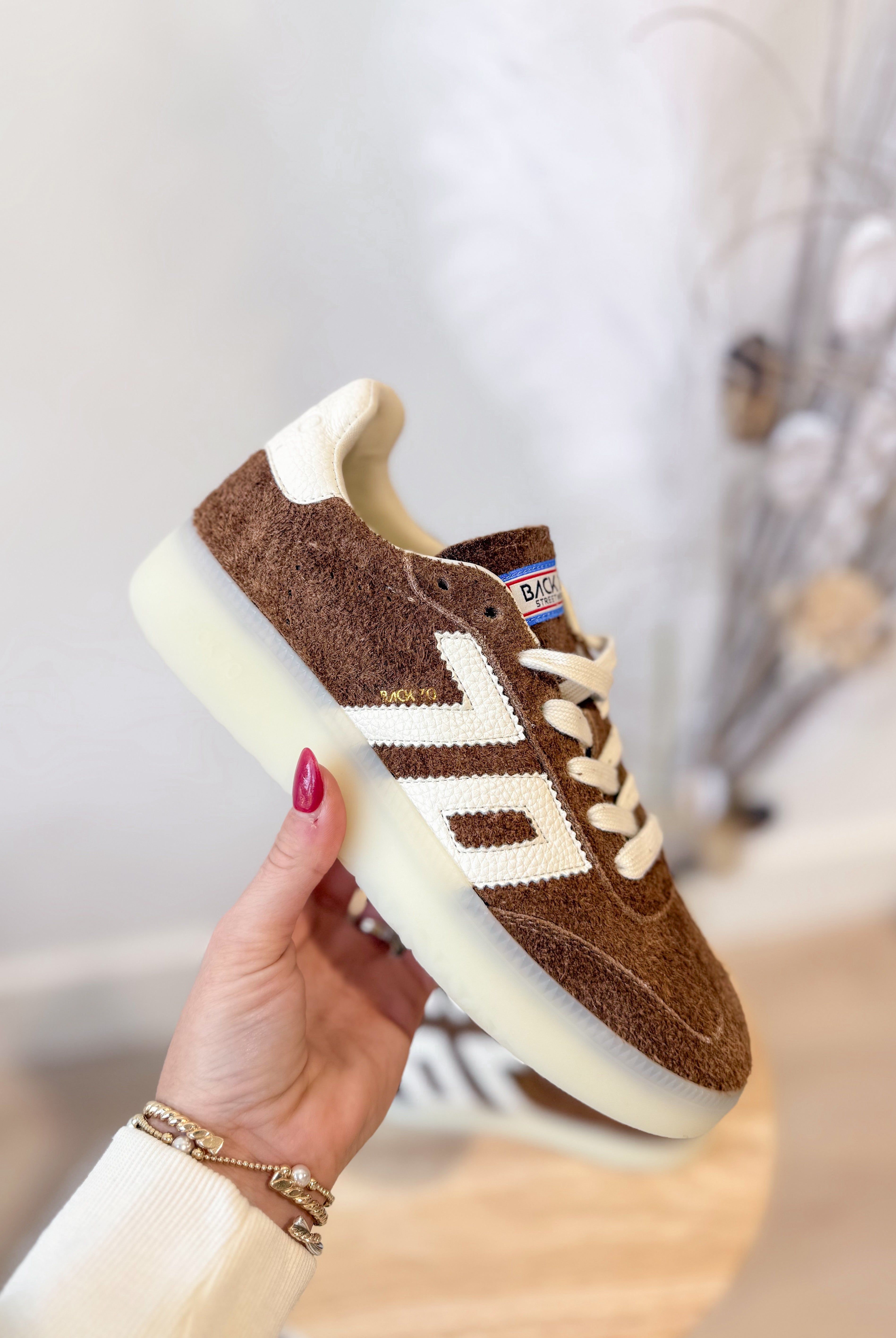 BACK70 Boston Sneaker in Brown Milk - Be You Boutique