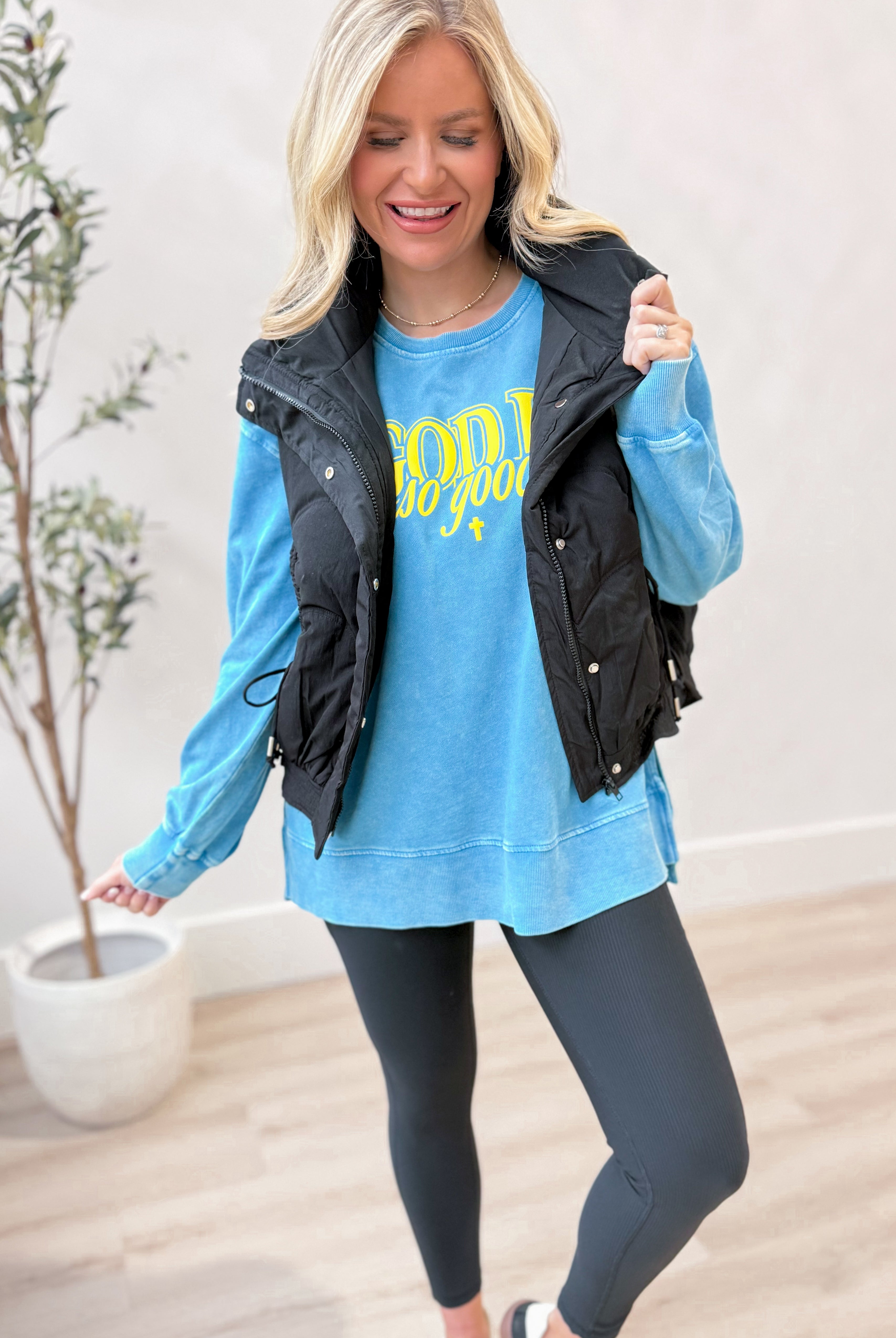 Abby Quilted Puffer Vest - Be You Boutique