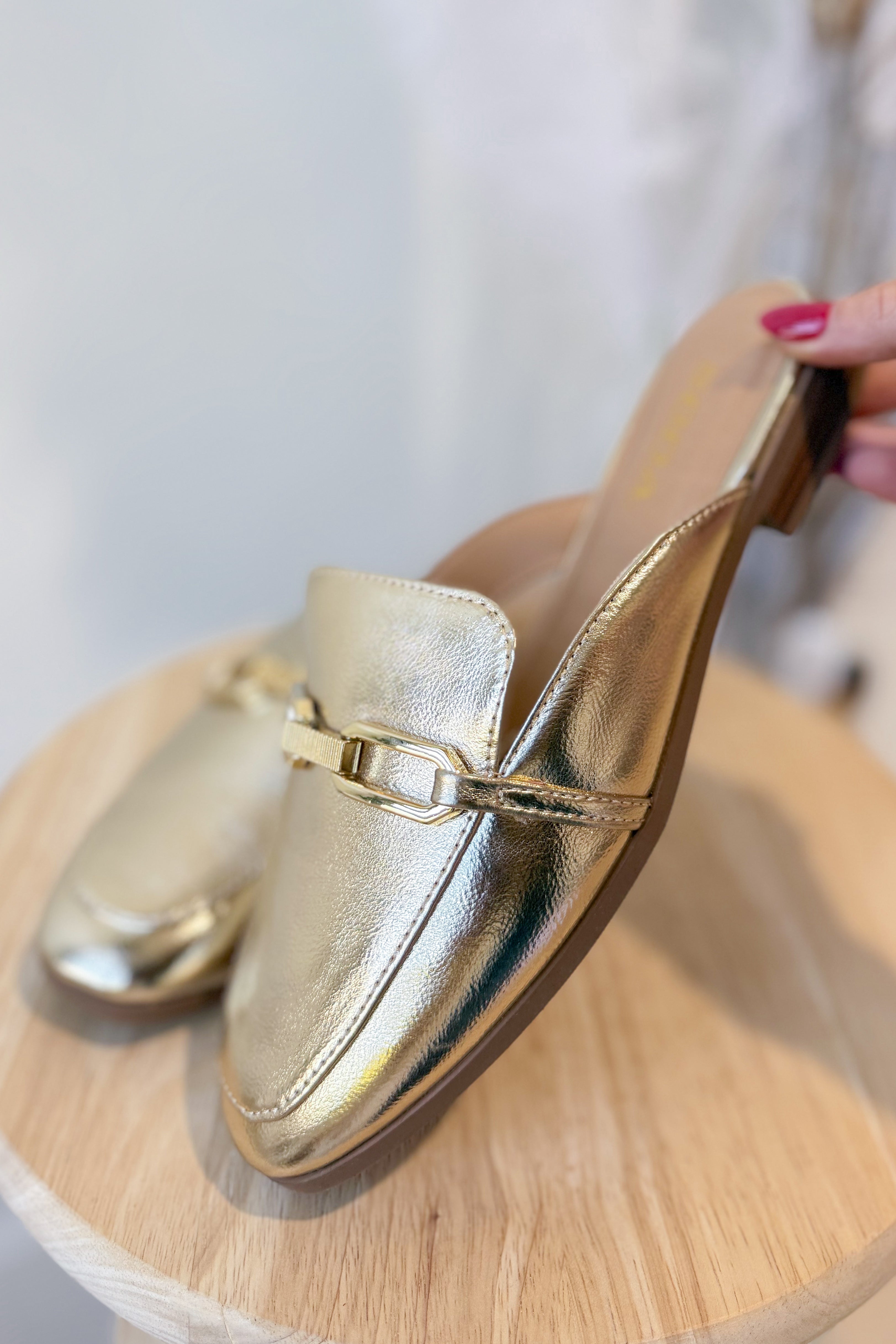 Soda Eleanor Solid Slip On Mule - Be You Boutique