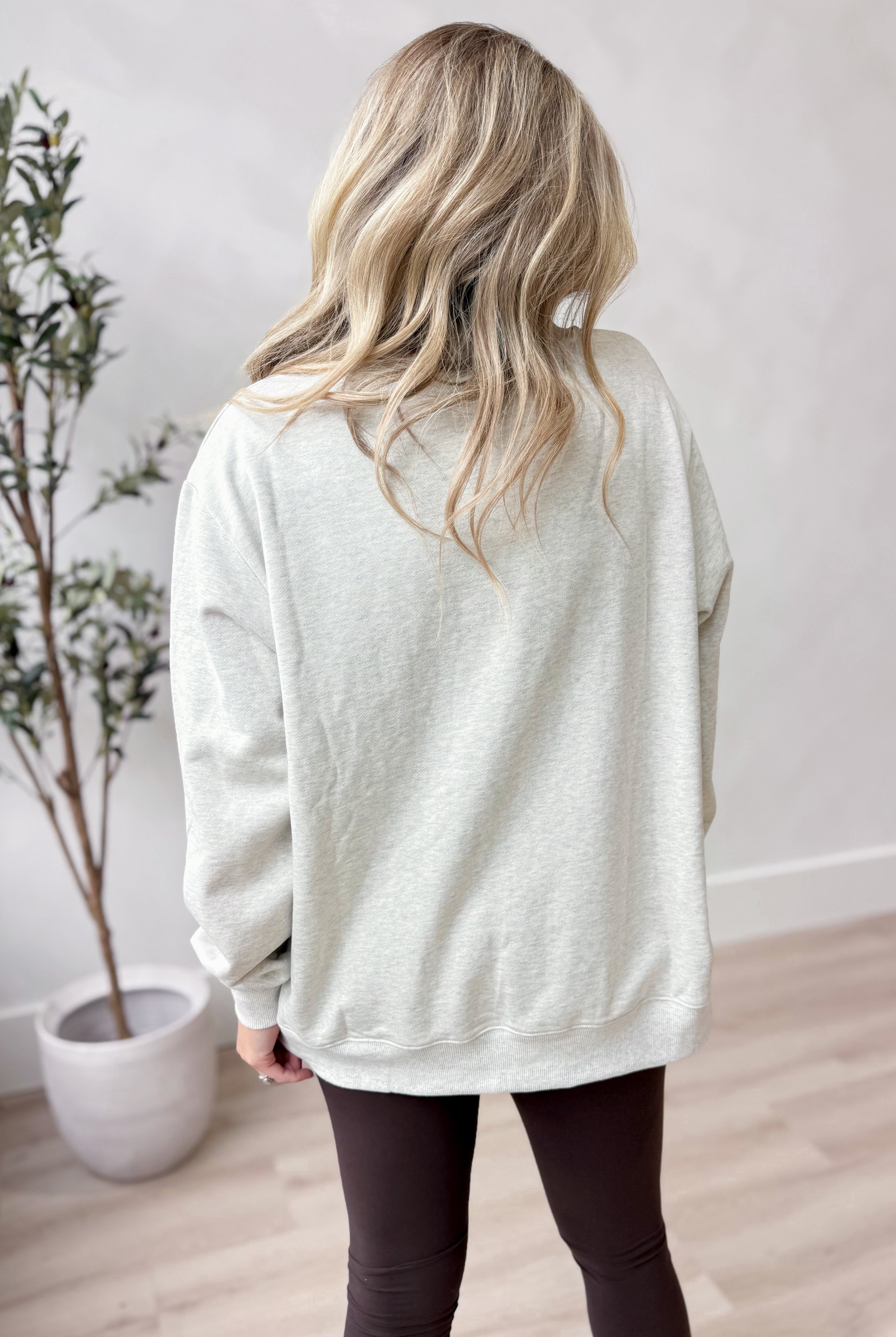 Sunkissed Mockneck Sweatshirt - Be You Boutique