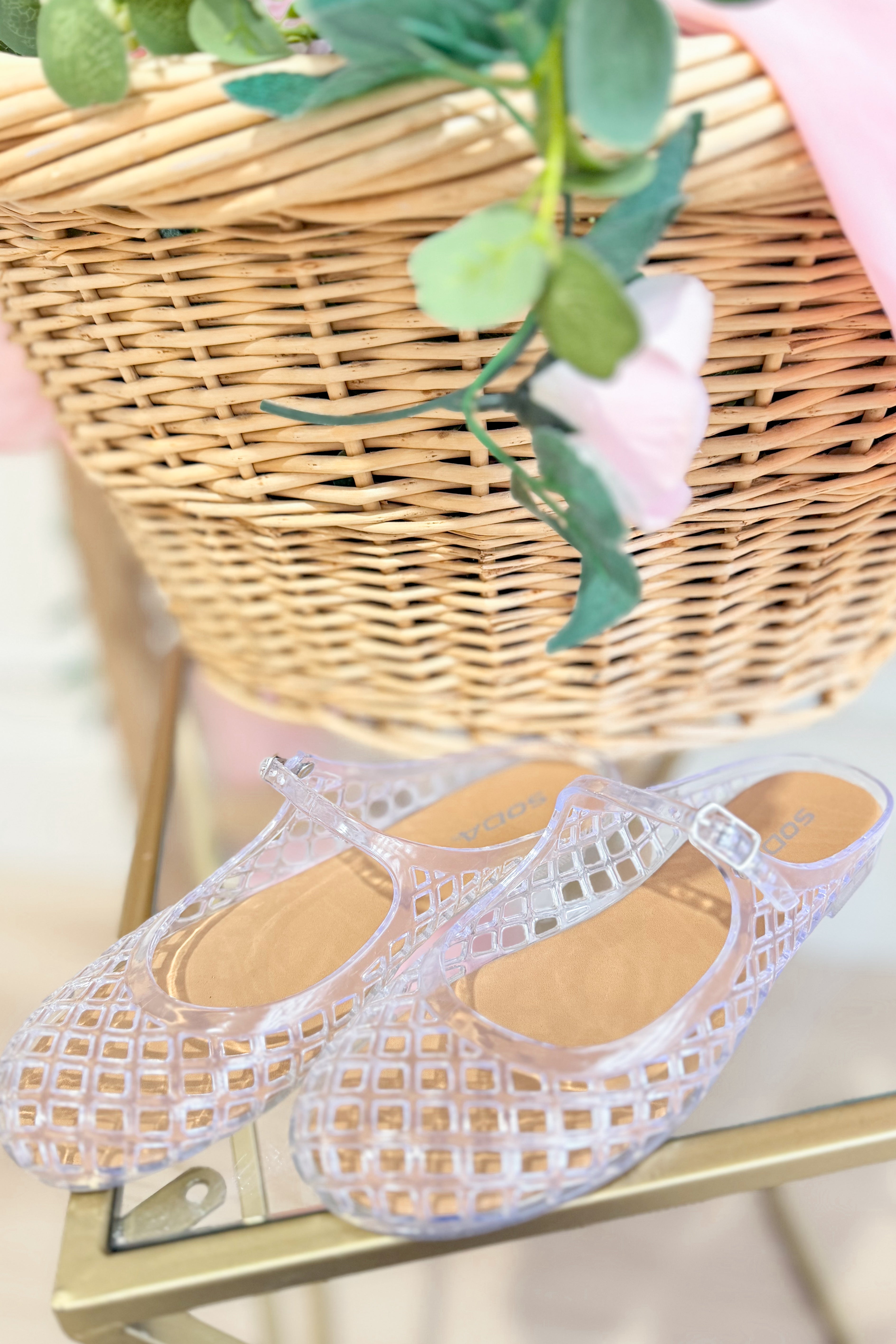 Zoe Round Toe Mesh Mary Jane Flat - Be You Boutique