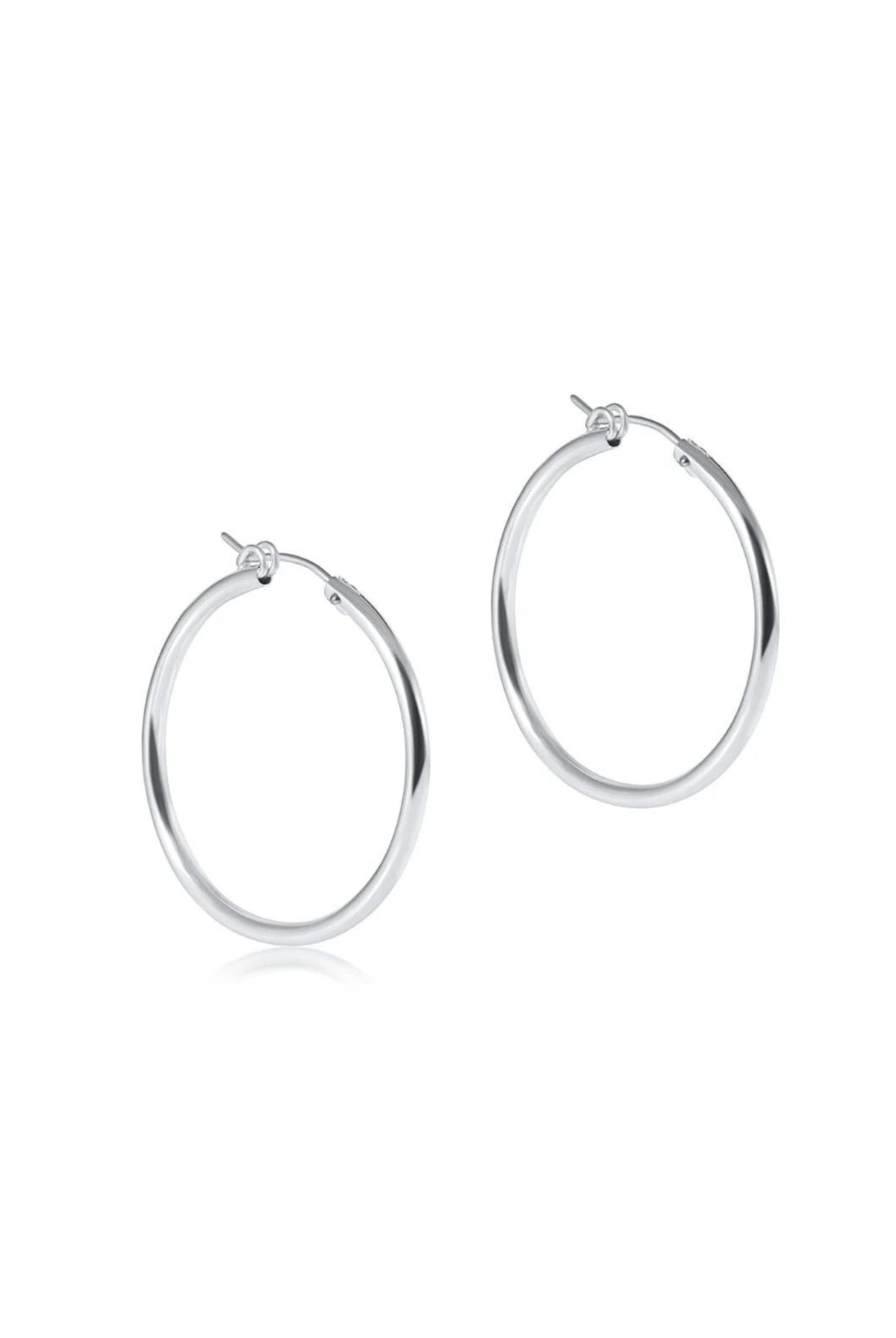 Enewton 1.25” Round Sterling Hoop - Be You Boutique