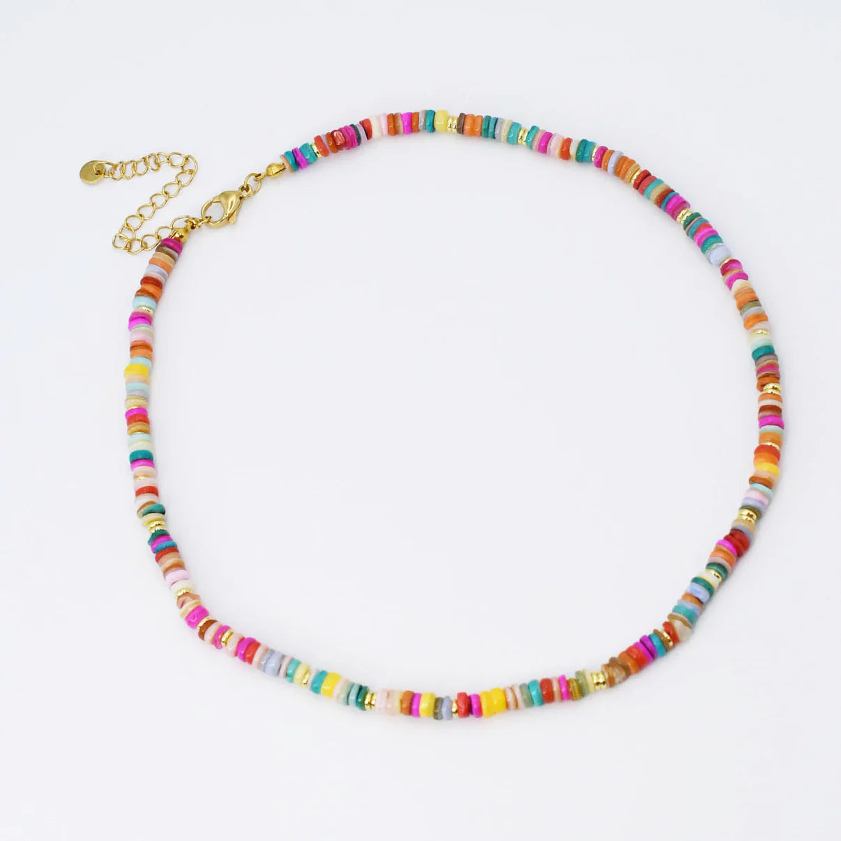 Treasure Jewels Rainbow Bright Gemstone Necklace - Be You Boutique