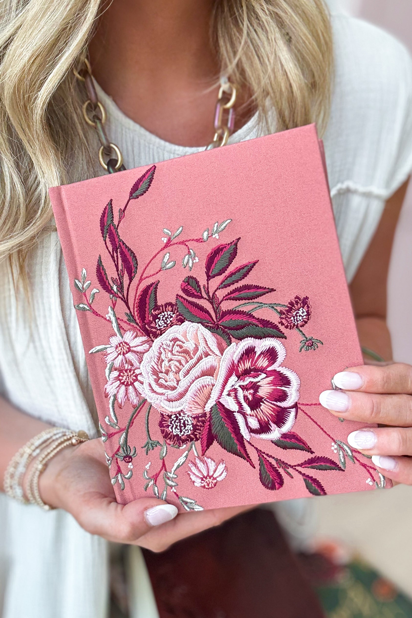 CSB Notetaking Embroidered Bible - Be You Boutique