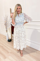 Carson Bubble Sleeve Floral Dress - Be You Boutique