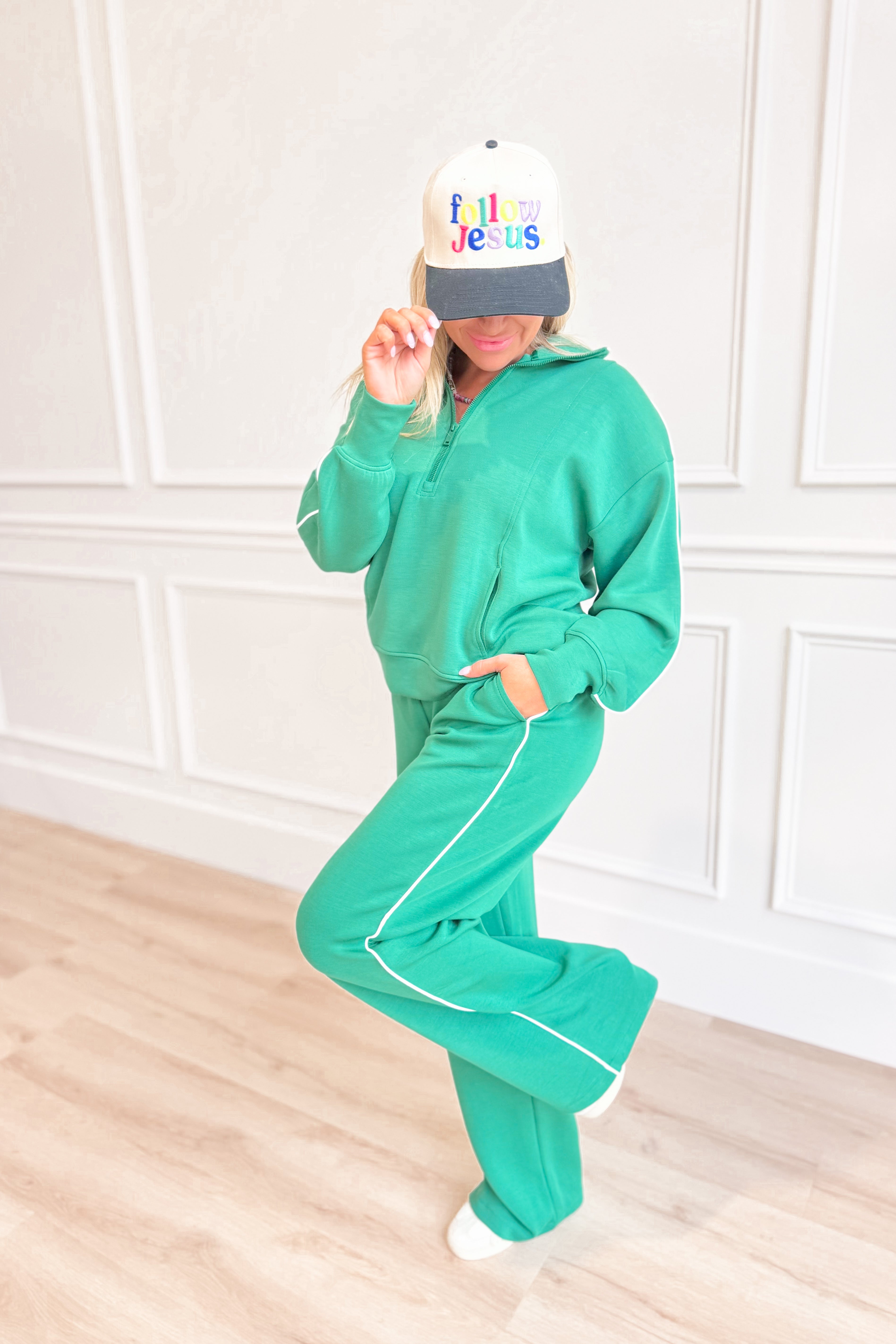 Frankie Piping Trim Pant - Be You Boutique