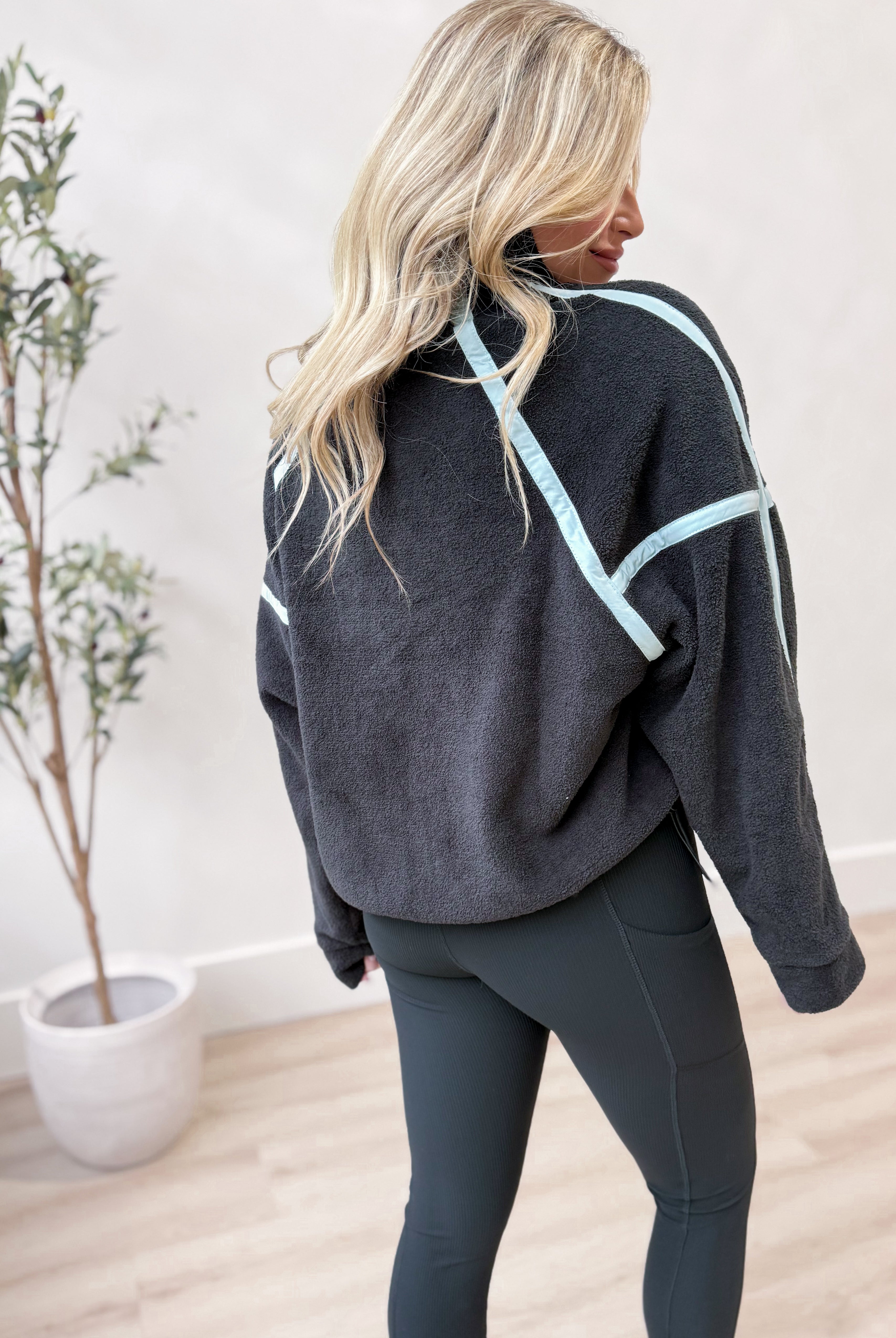 Veronica Quarter Zip Pullover - Be You Boutique