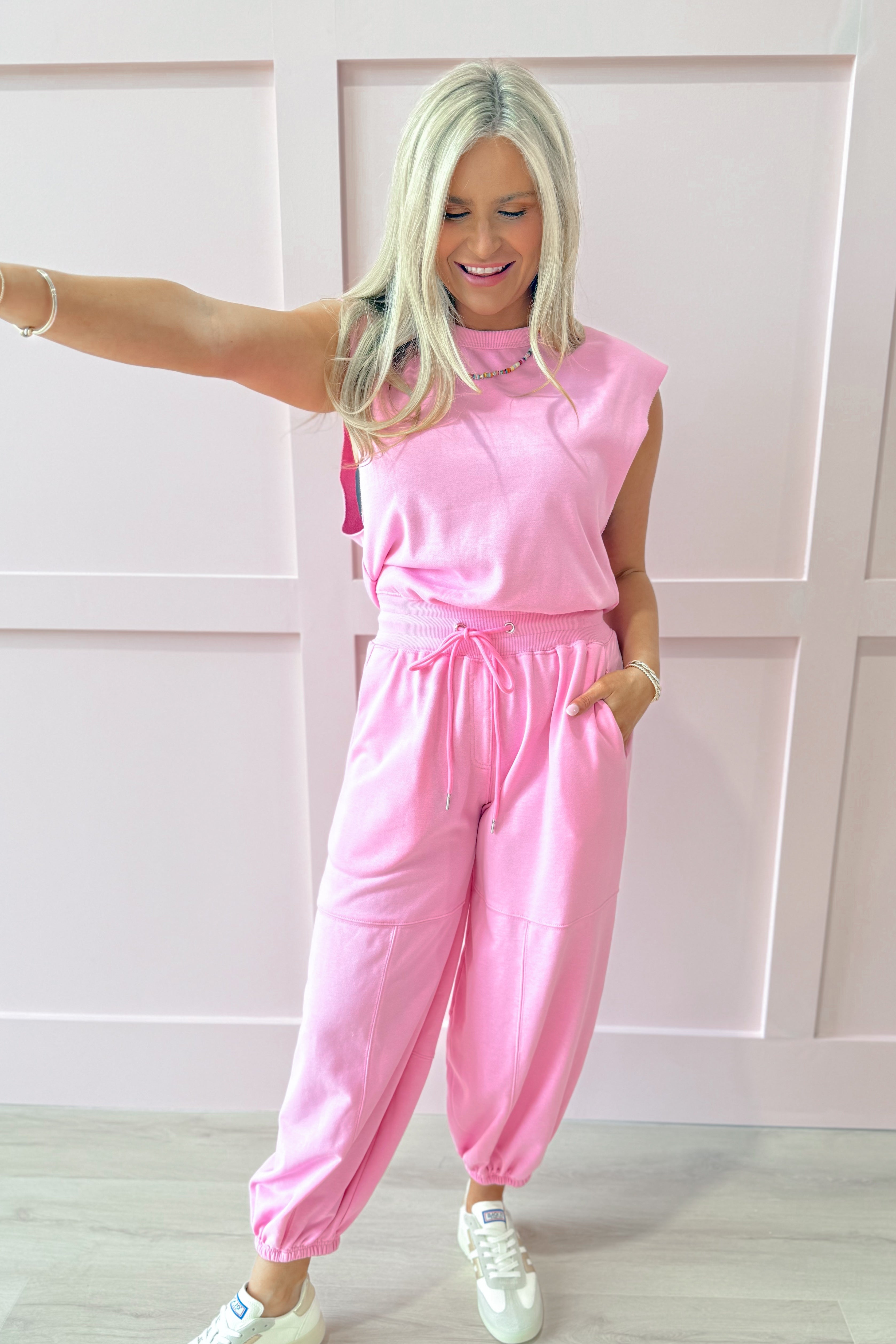 Raelynn Mineral Washed Jumpsuit - Be You Boutique