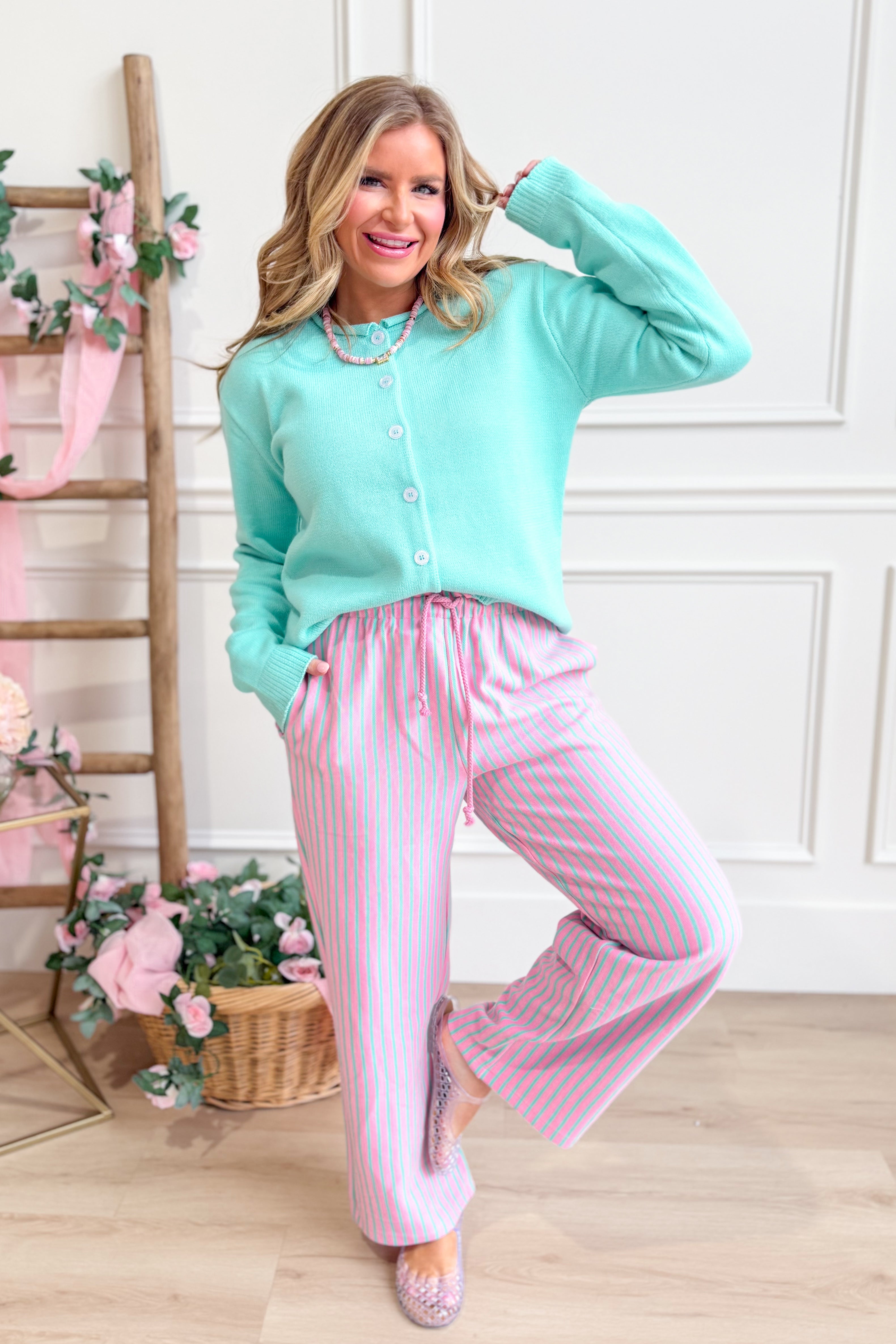 Roy Raw Edge Button Down Sweater Cardigan - Be You Boutique