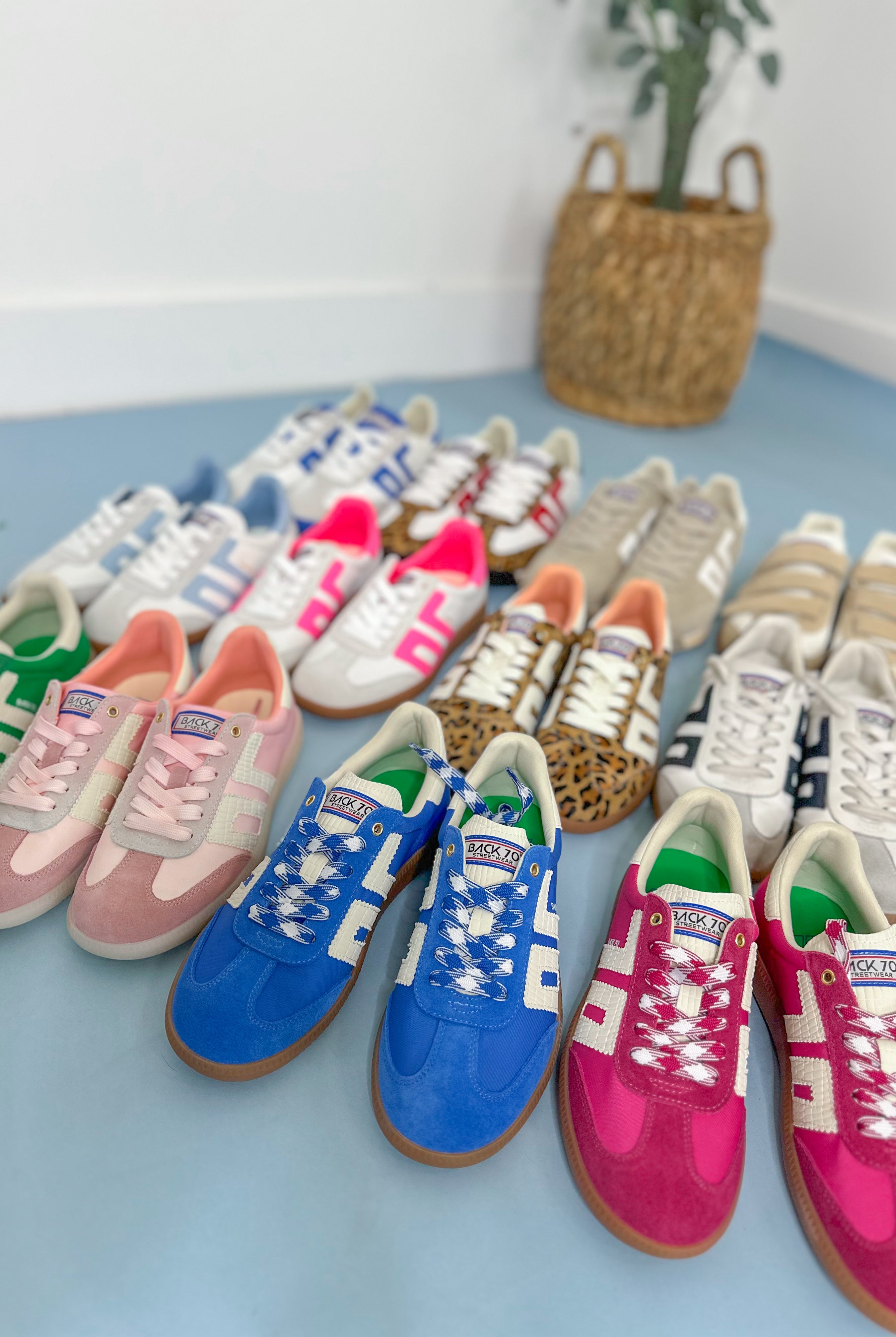 BACK70 Ghost Sneakers in Blue Milk - Be You Boutique