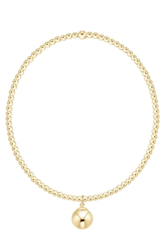 Enewton Classic 2mm Gold 8mm Gold Charm Bracelet - Be You Boutique