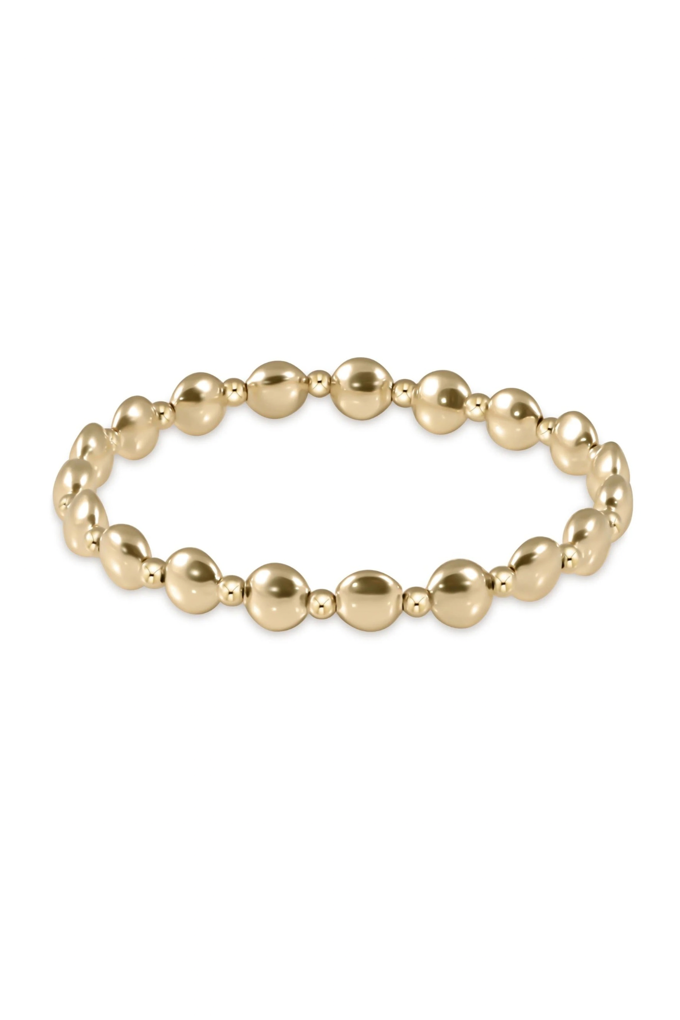 Enewton 6mm Honesty Grateful Gold Bead Bracelet - Be You Boutique