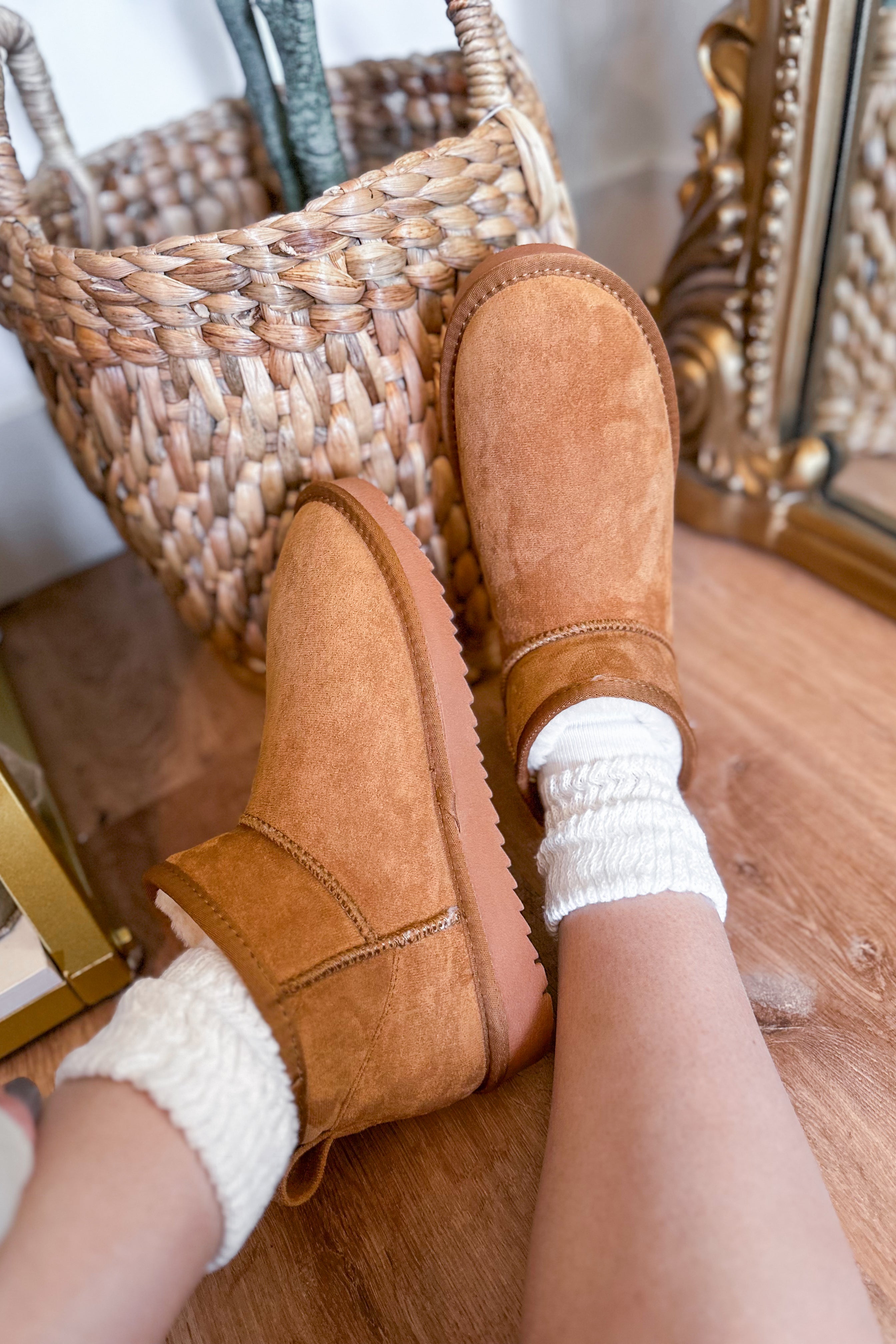 Soda Mutual Sherpa Lined Ankle Bootie - Be You Boutique