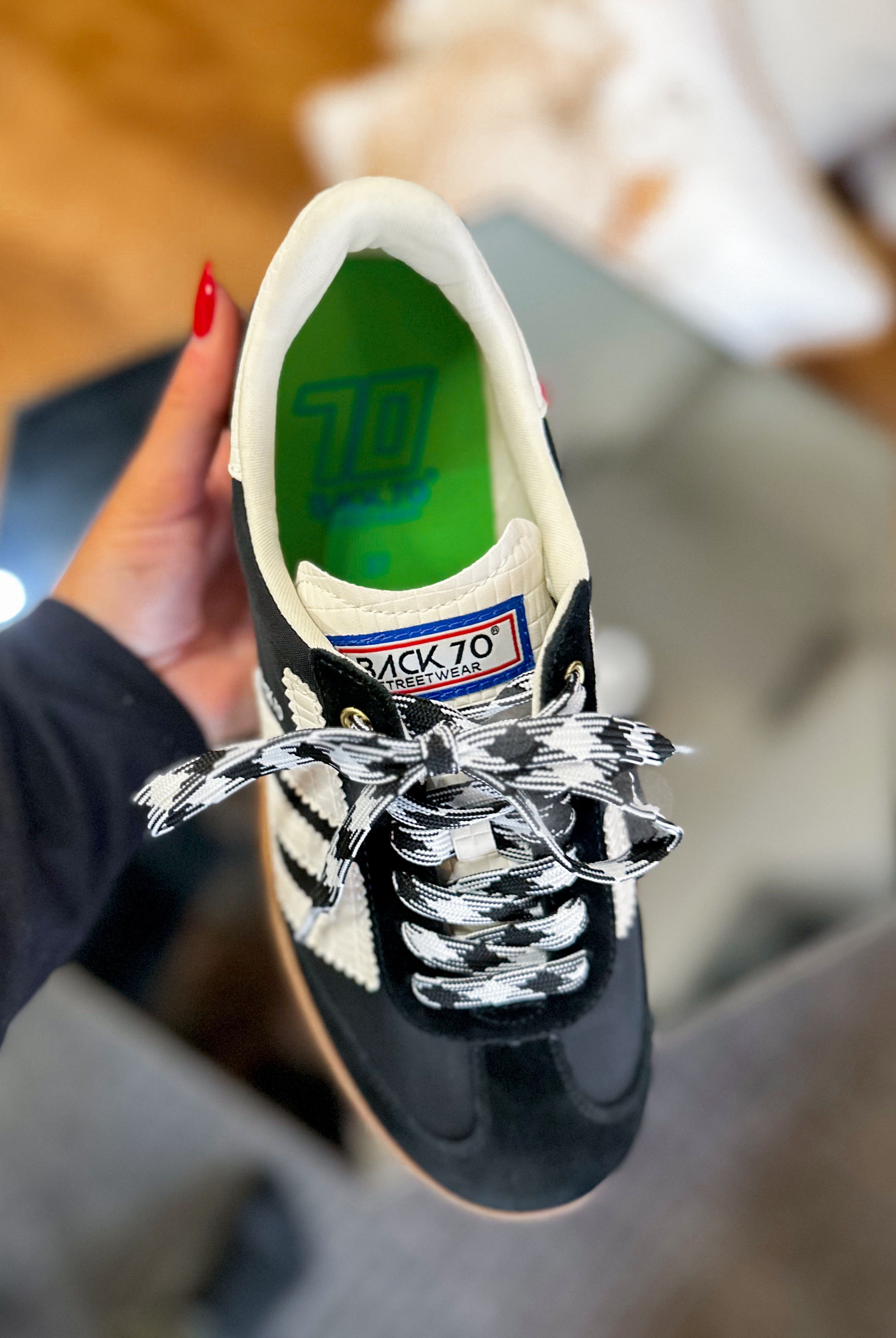 BACK70 Ghost Sneaker - Black - Be You Boutique